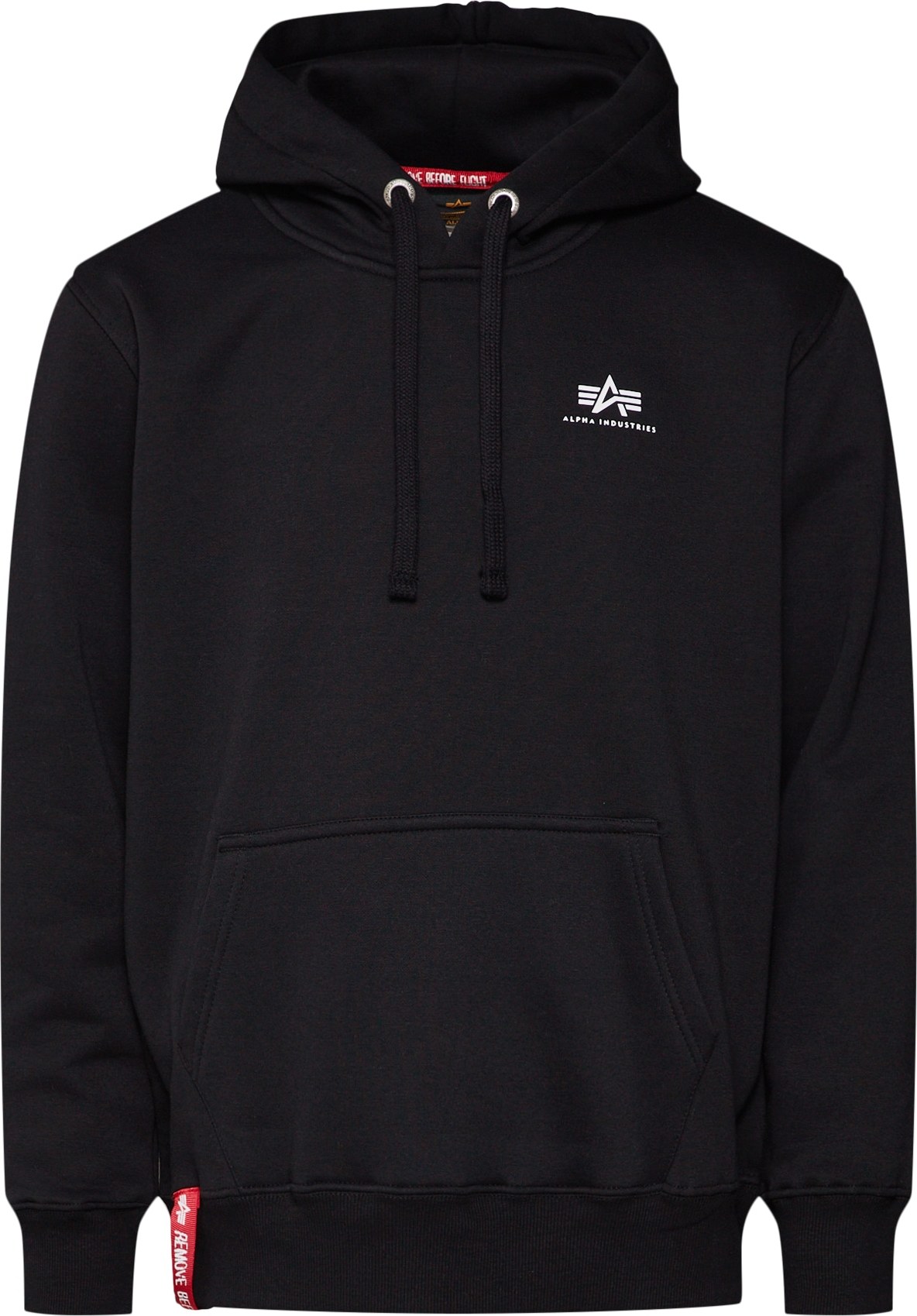 Mikina alpha industries černá / bílá