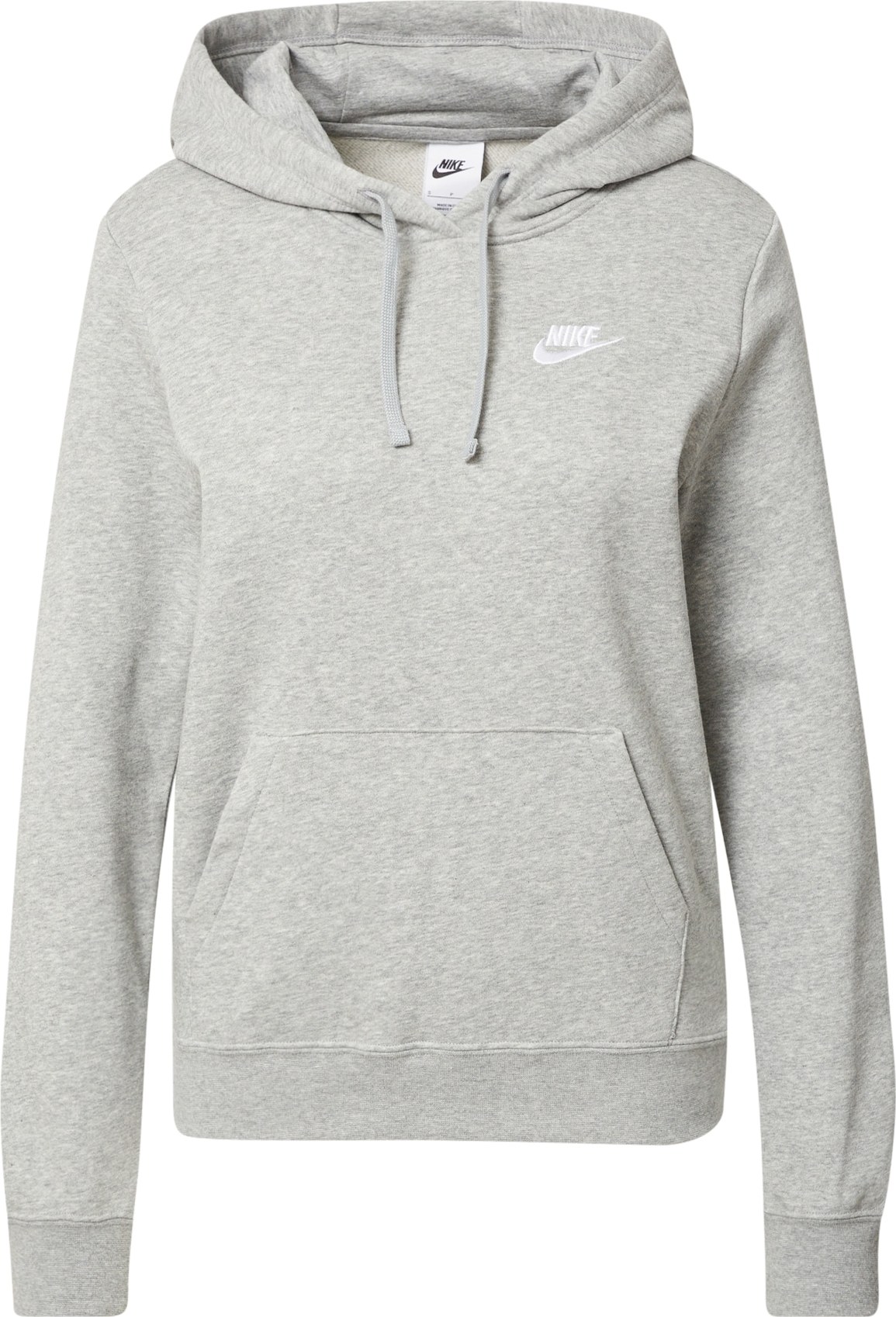 Mikina Nike Sportswear šedá / bílá