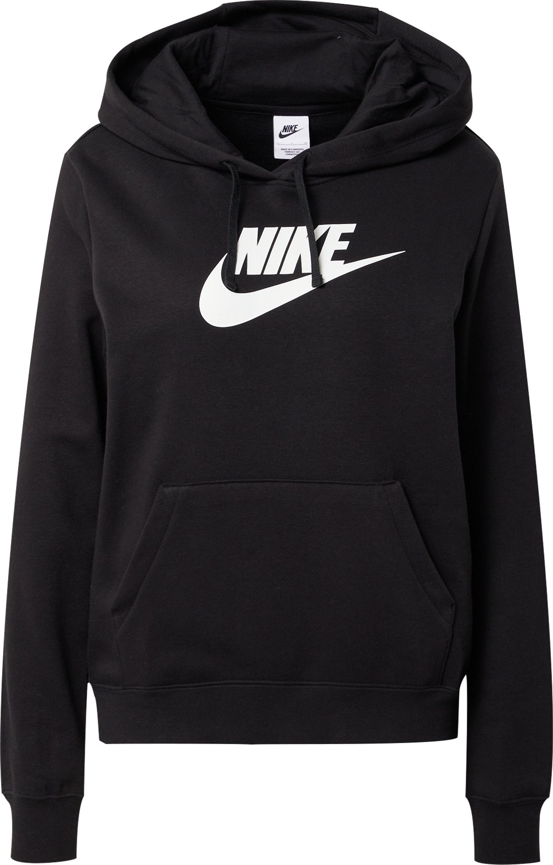 Mikina Nike Sportswear černá / bílá