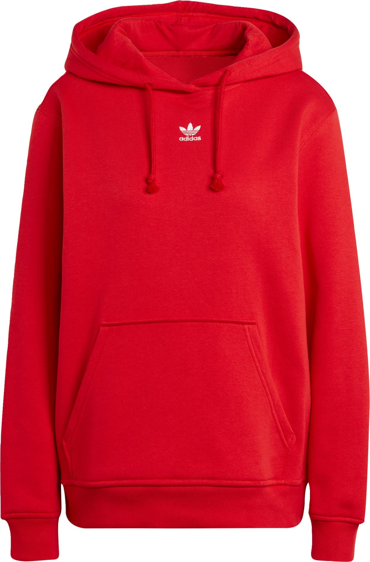 Mikina adidas Originals červená / bílá