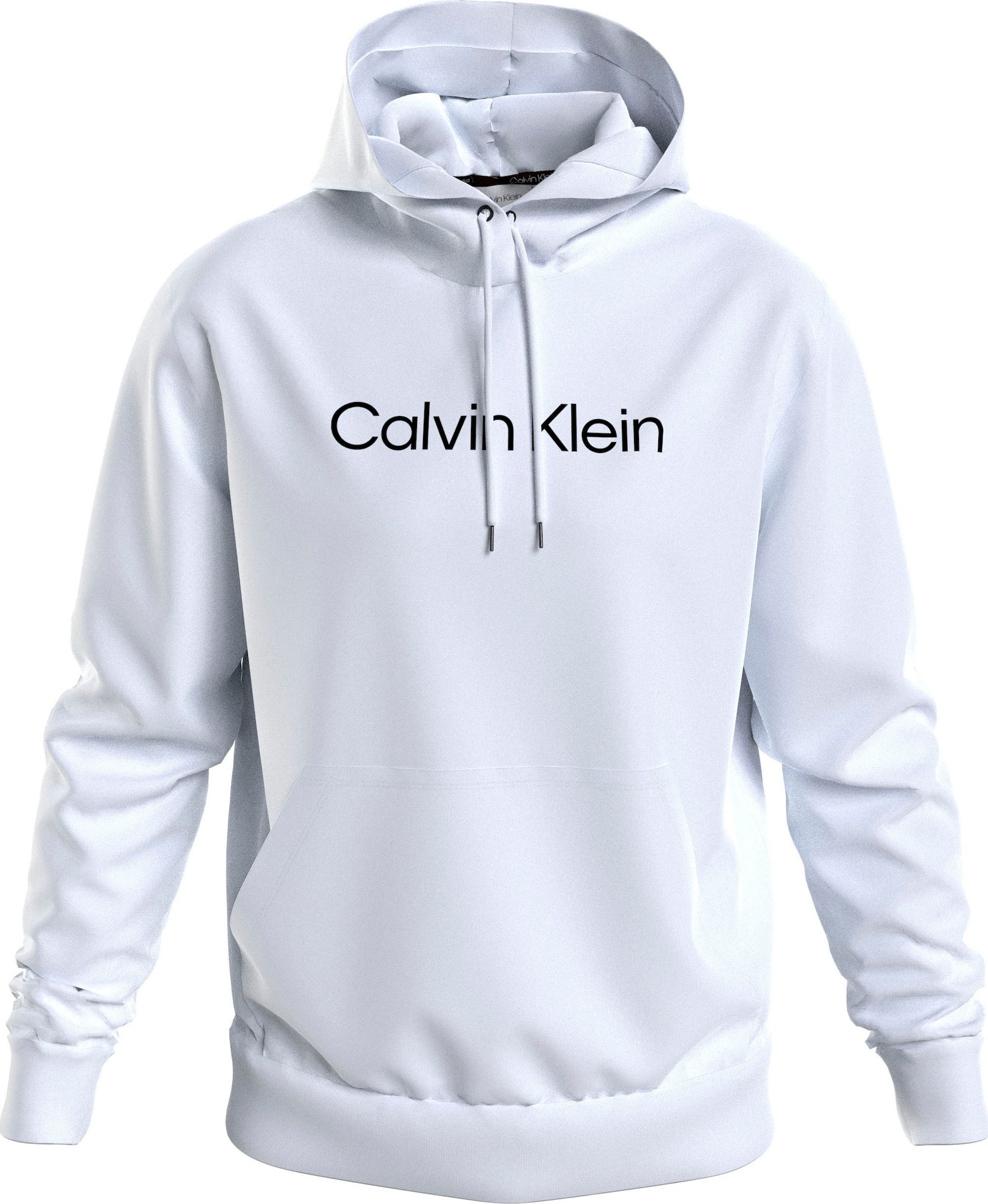 Mikina Calvin Klein Big & Tall černá / bílá