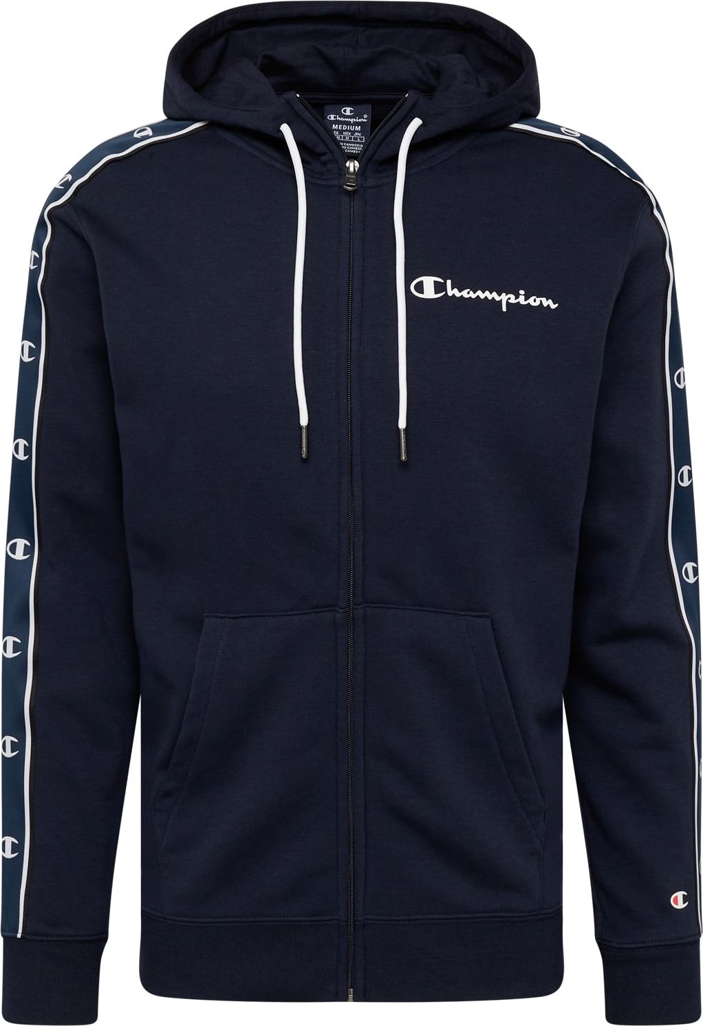 Mikina Champion Authentic Athletic Apparel námořnická modř / bílá