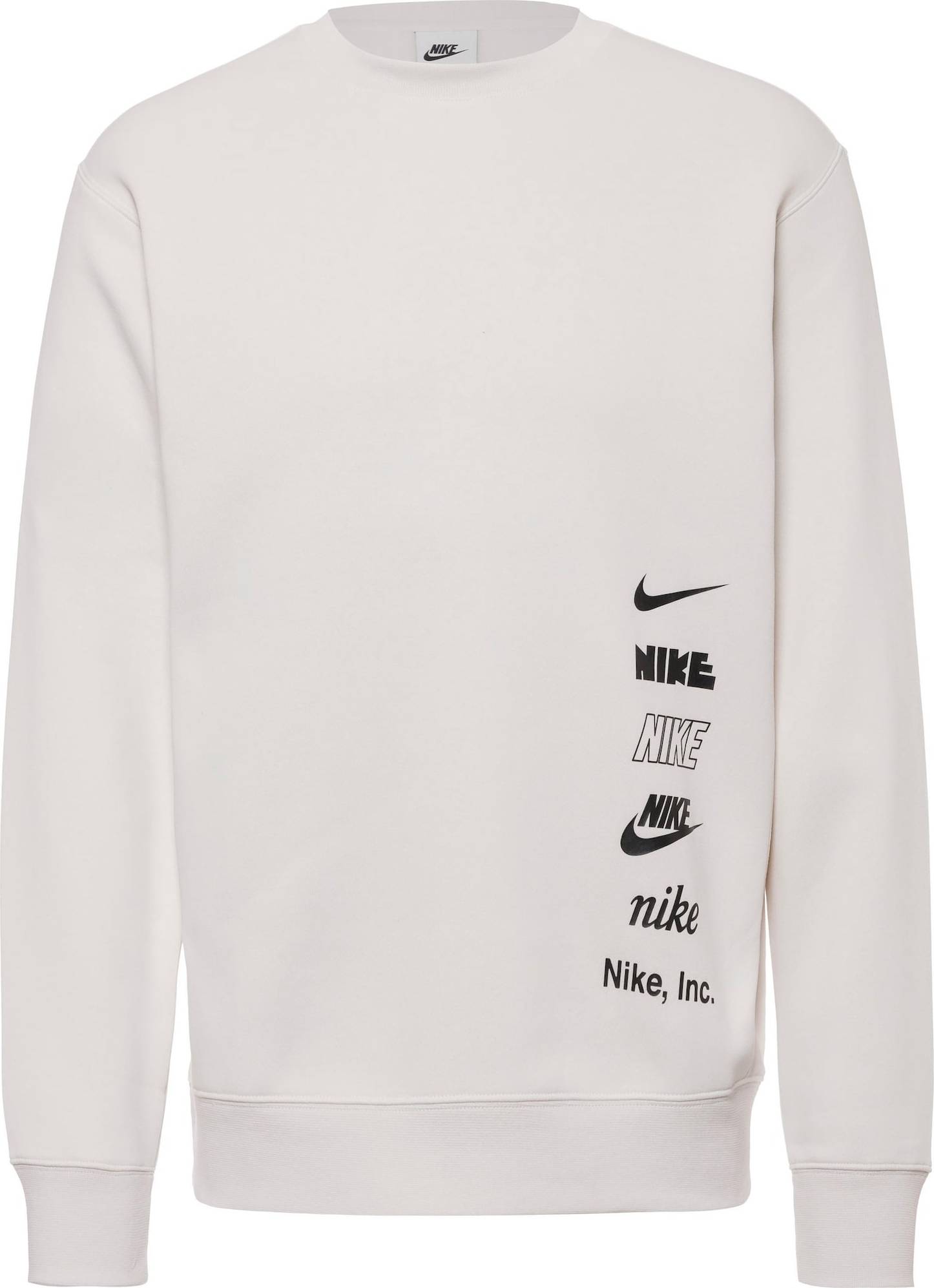 Mikina Nike Sportswear černá / bílá