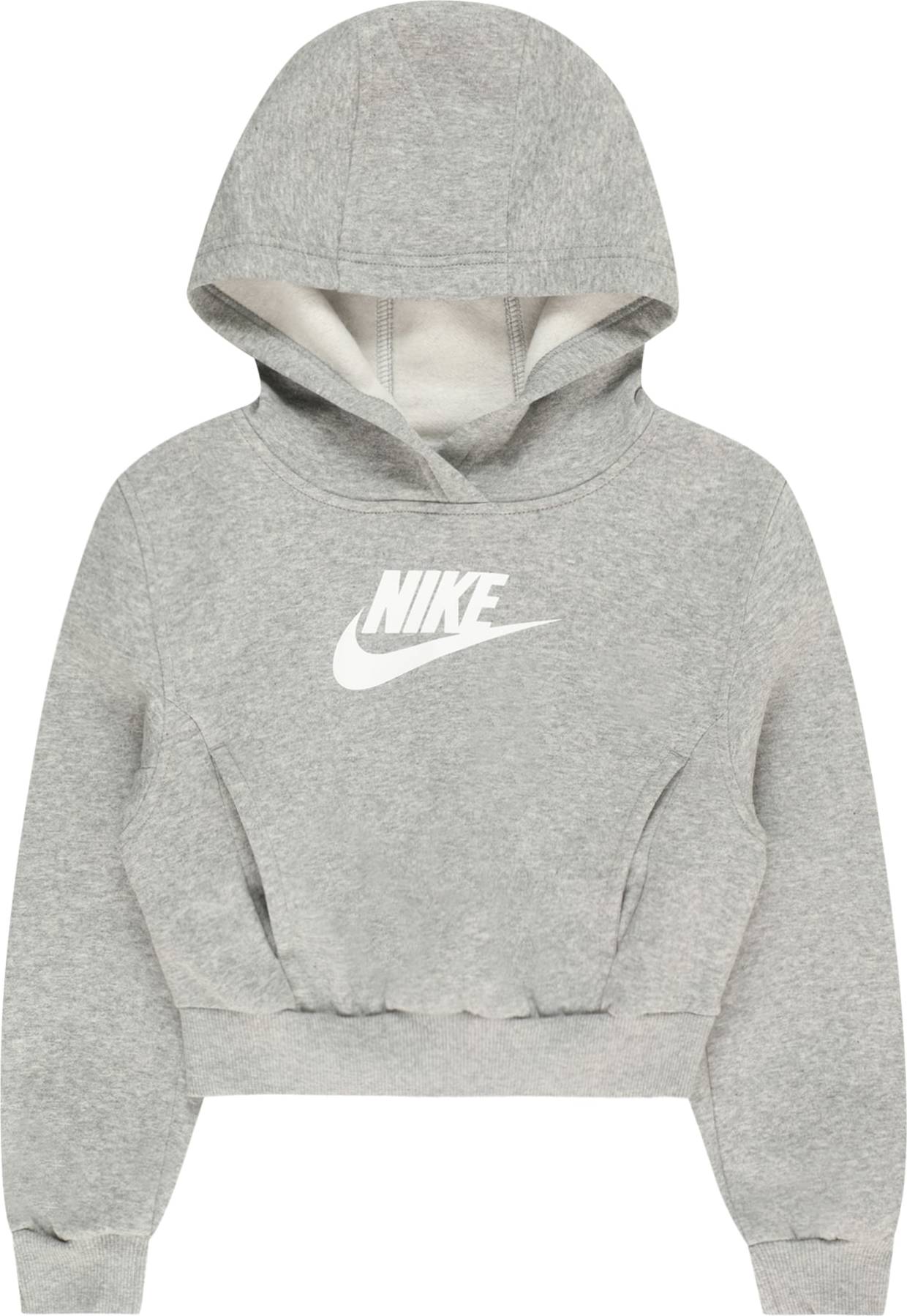 Mikina Nike Sportswear šedá / bílá