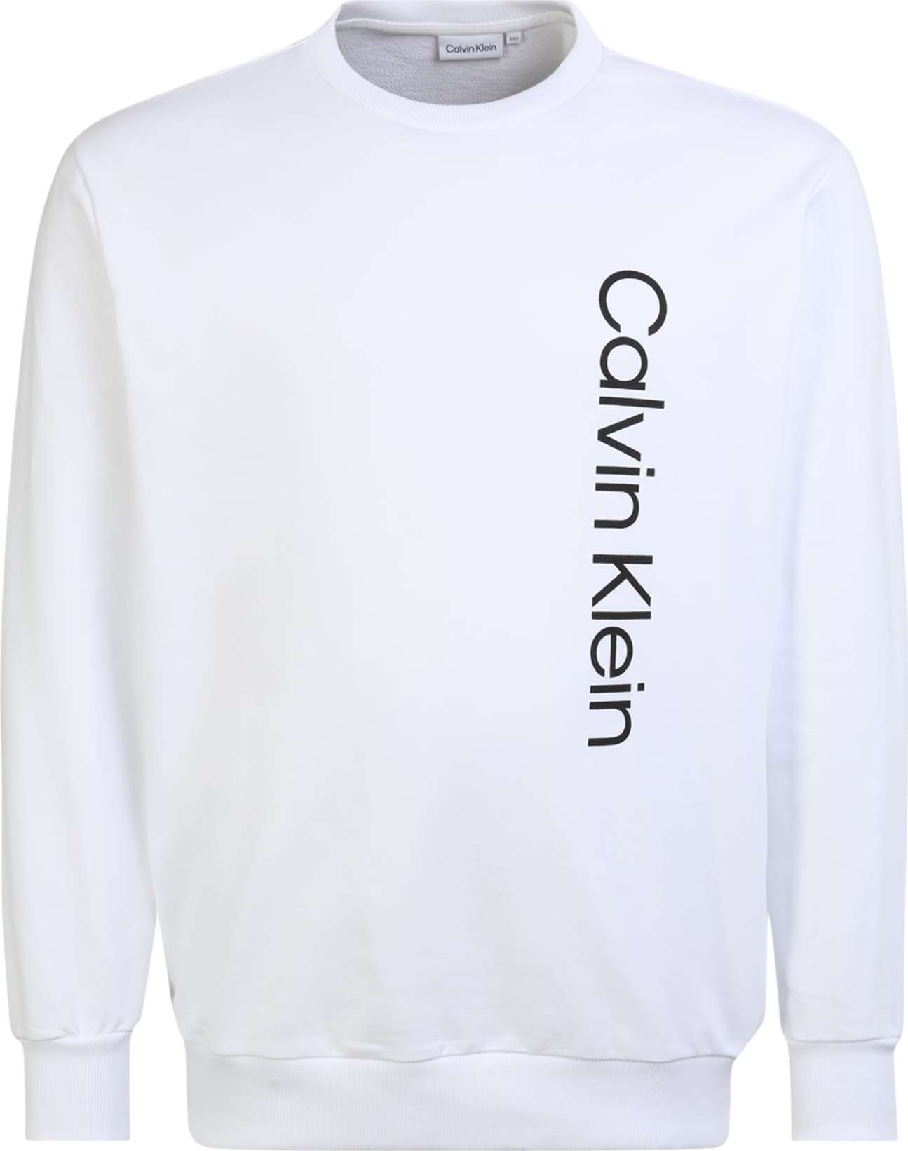 Mikina Calvin Klein Big & Tall černá / bílá