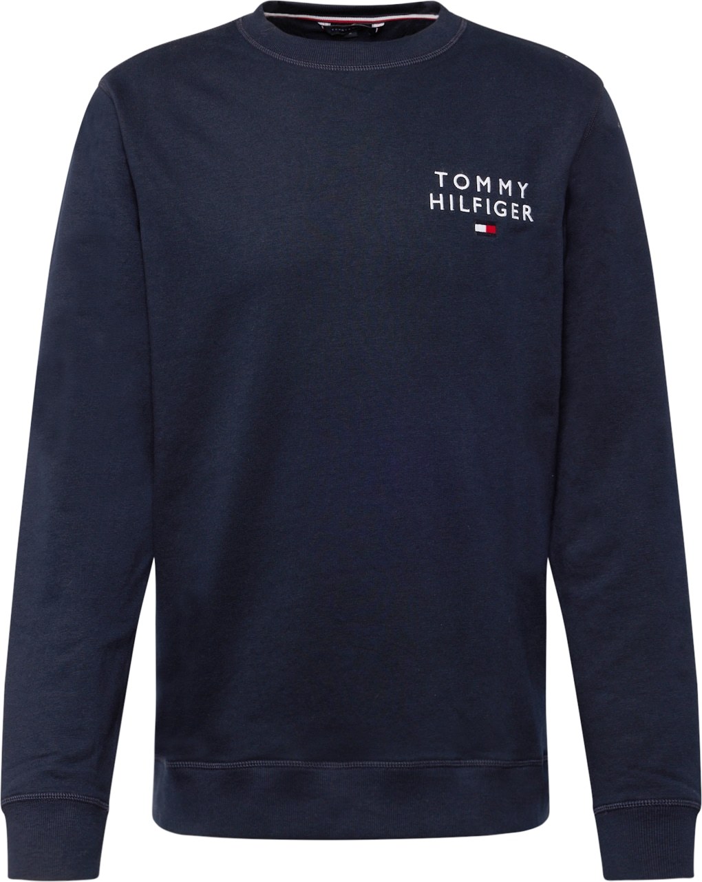 Mikina Tommy Hilfiger Underwear tmavě modrá / červená / bílá