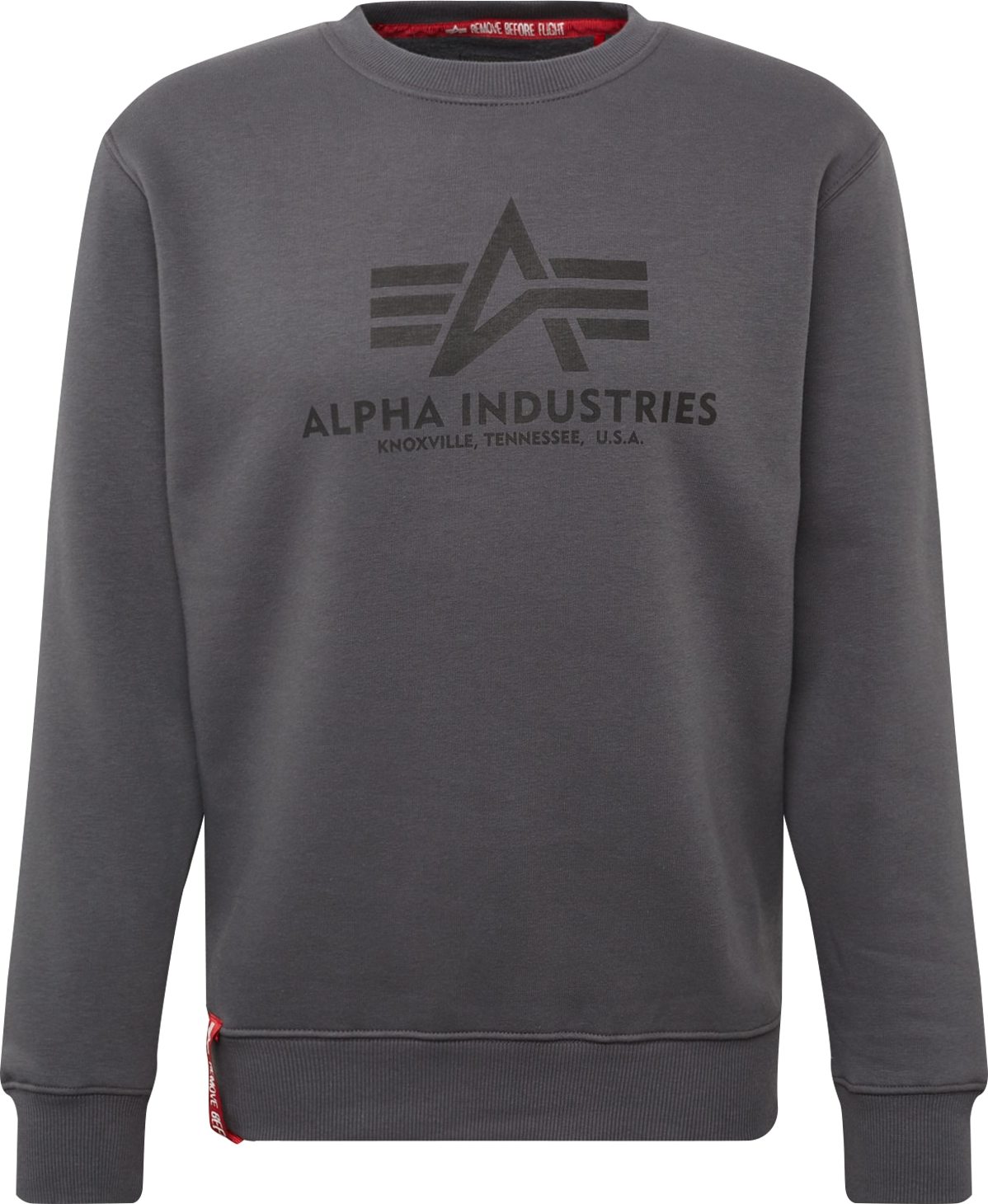 Mikina alpha industries antracitová / tmavě šedá