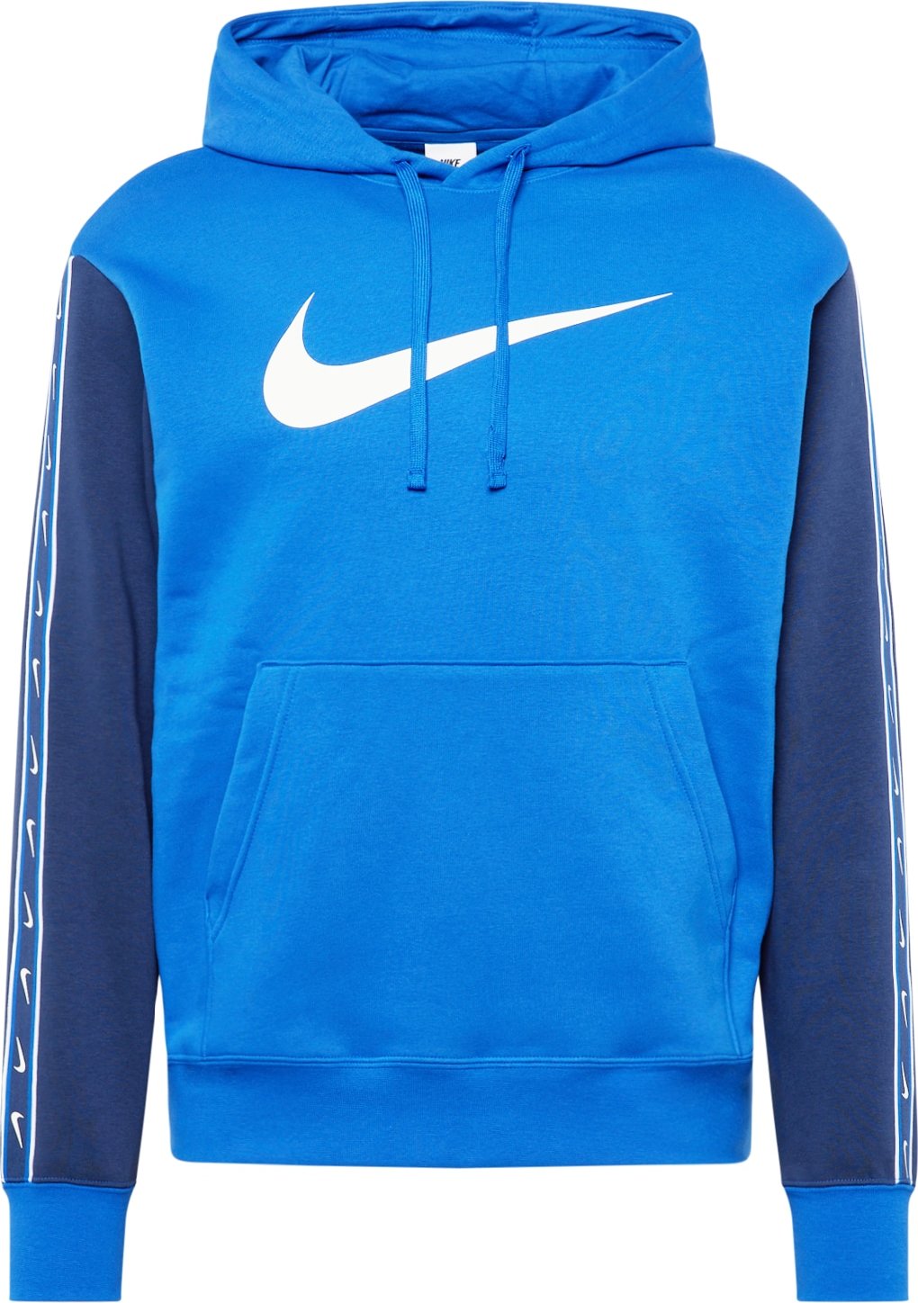 Mikina 'REPEAT' Nike Sportswear indigo / nebeská modř / bílá