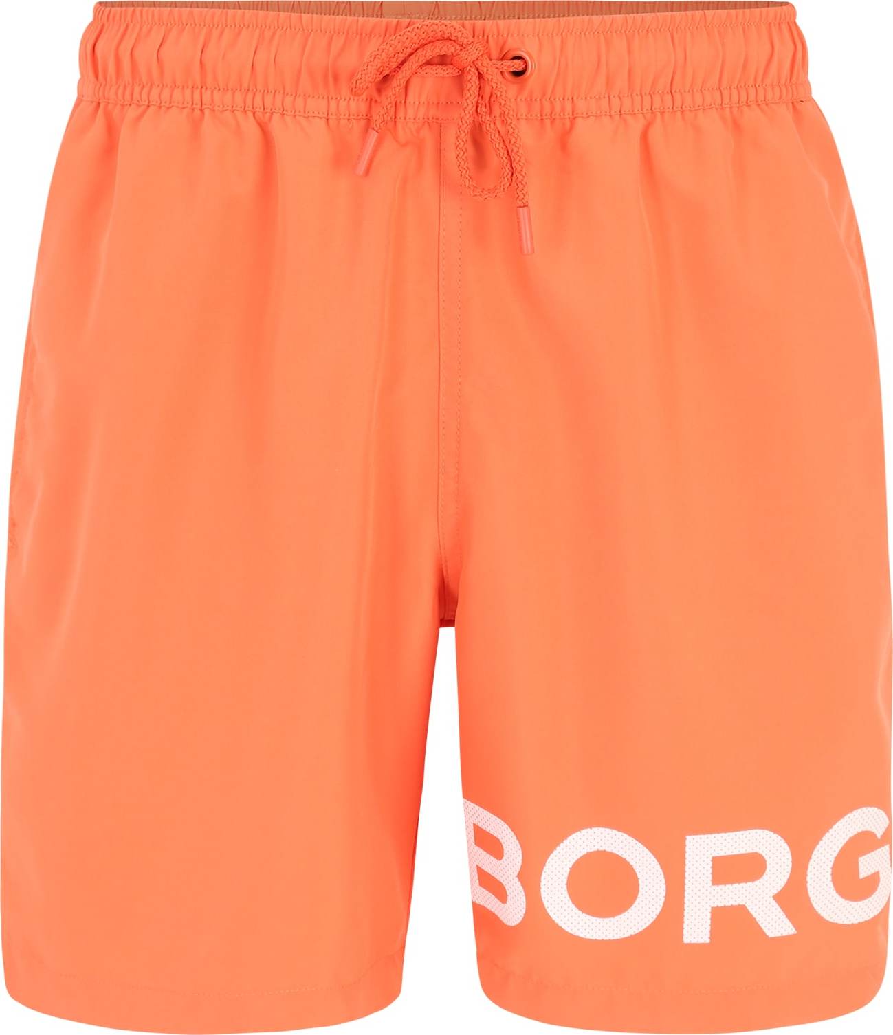 Plavecké šortky 'Sheldon' BJÖRN BORG oranžová / bílá