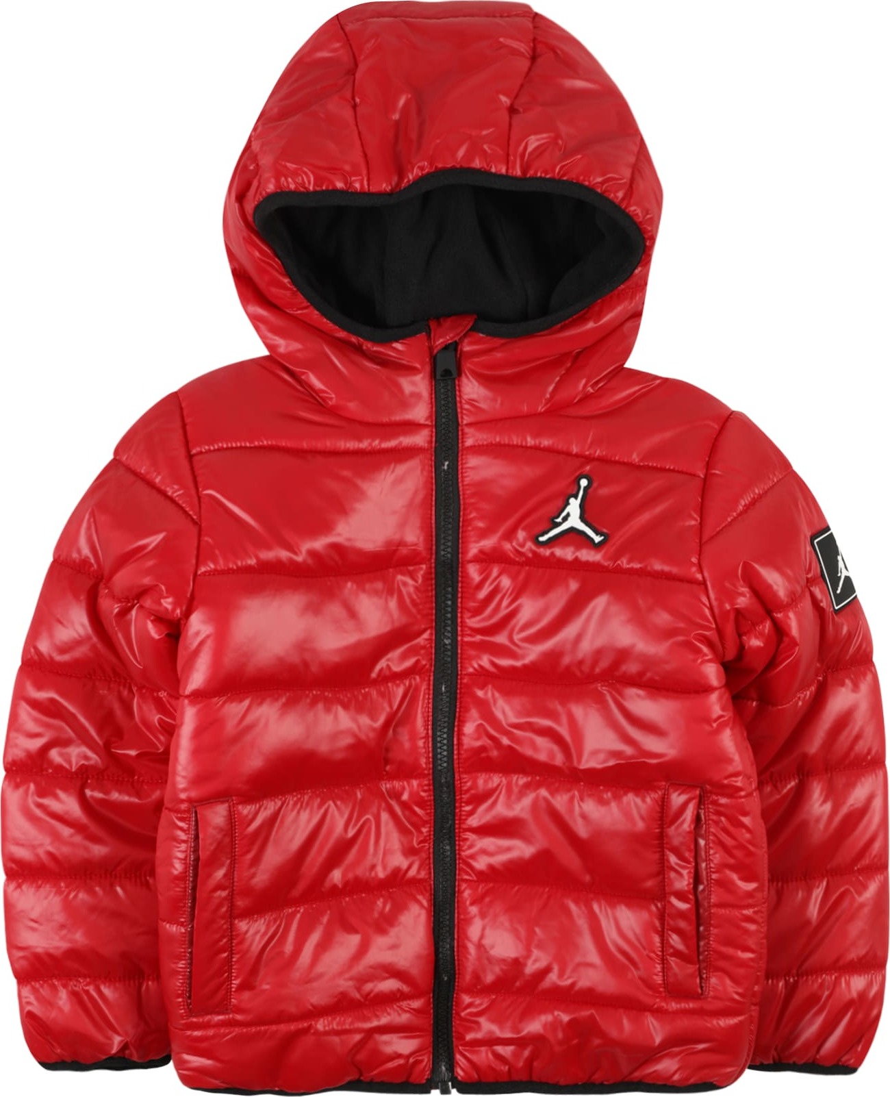 Přechodná bunda Jordan ohnivá červená / černá / bílá