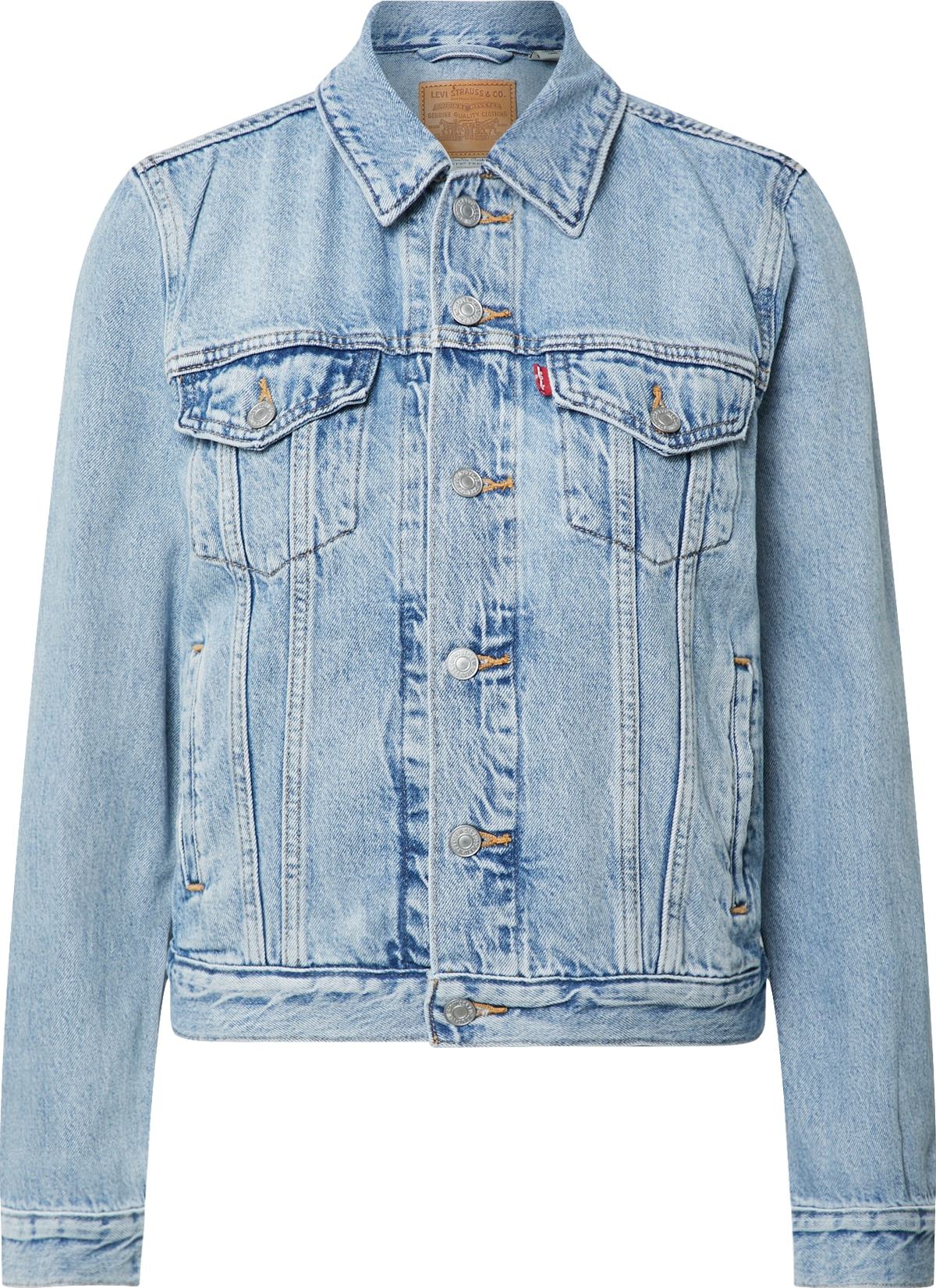 Přechodná bunda 'ORIGINAL TRUCKER MED INDIGO - WORN IN' Levis modrá džínovina