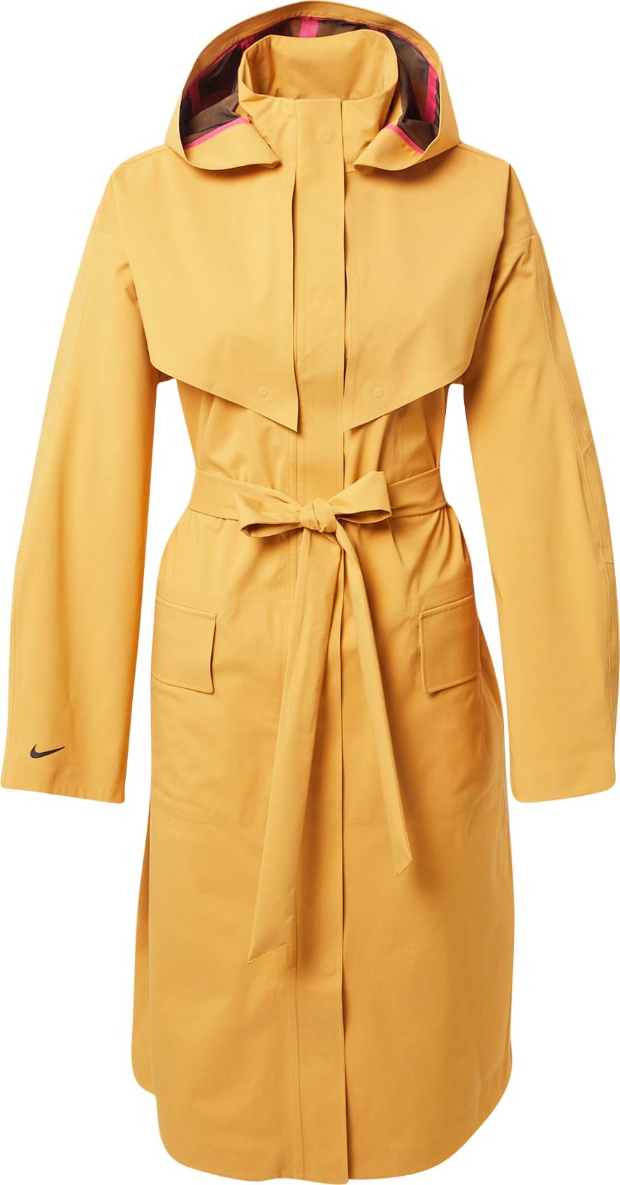 Přechodný kabát Nike Sportswear tmavě žlutá