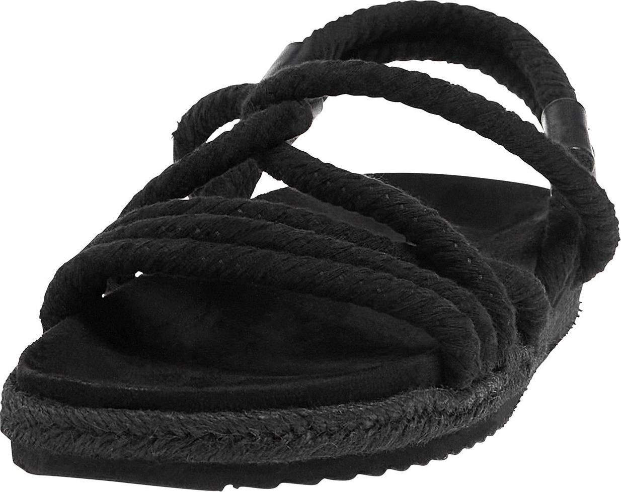 Sandály Pull&Bear černá
