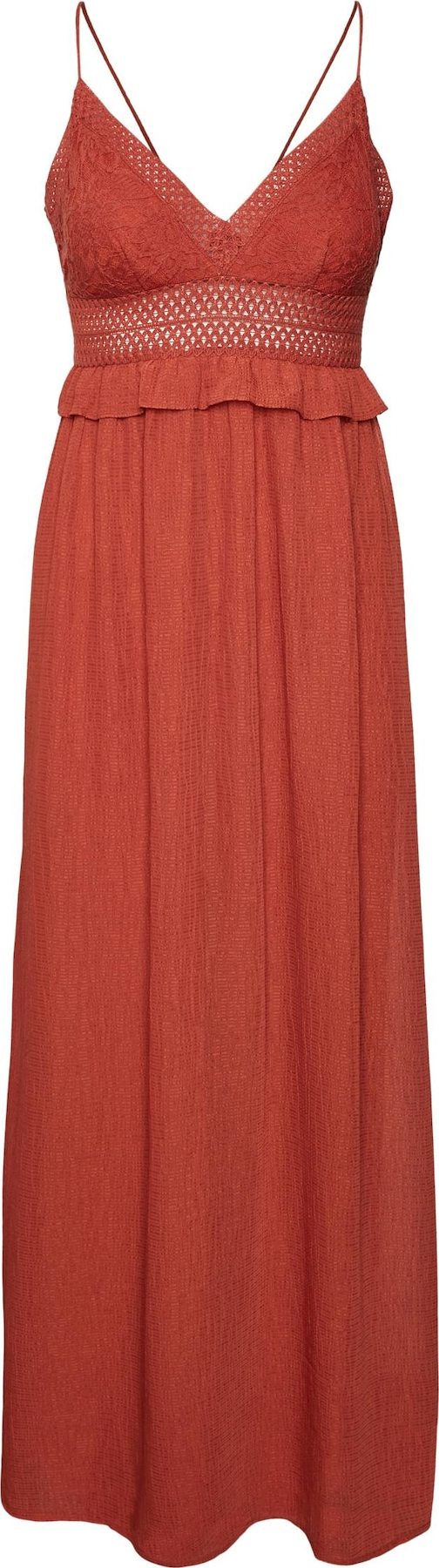 Šaty 'SARA' Vero Moda rezavě červená