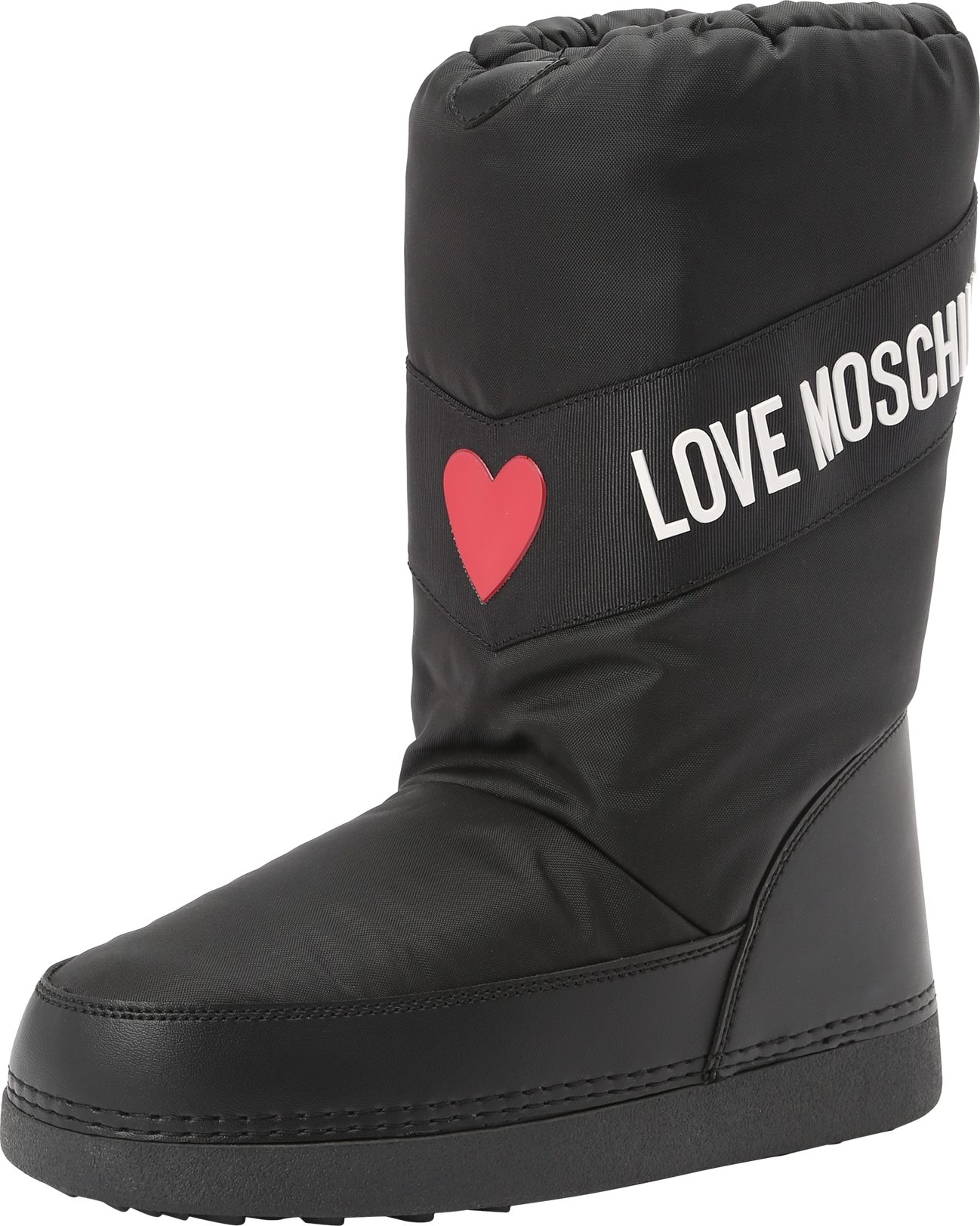 Sněhule Love Moschino červená / černá / bílá