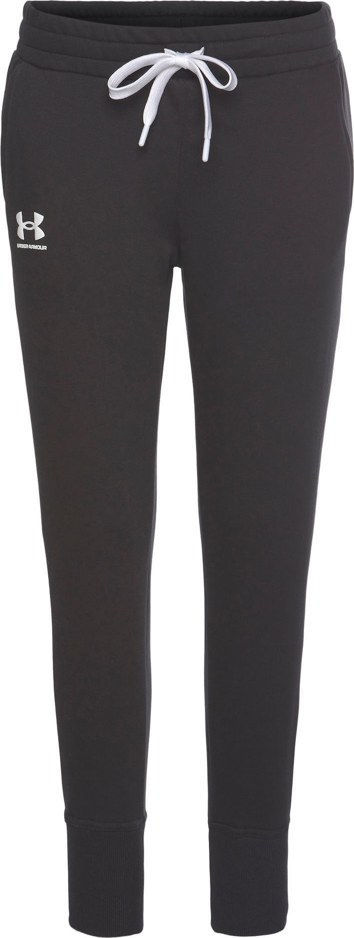 Sportovní kalhoty Under Armour černá / bílá