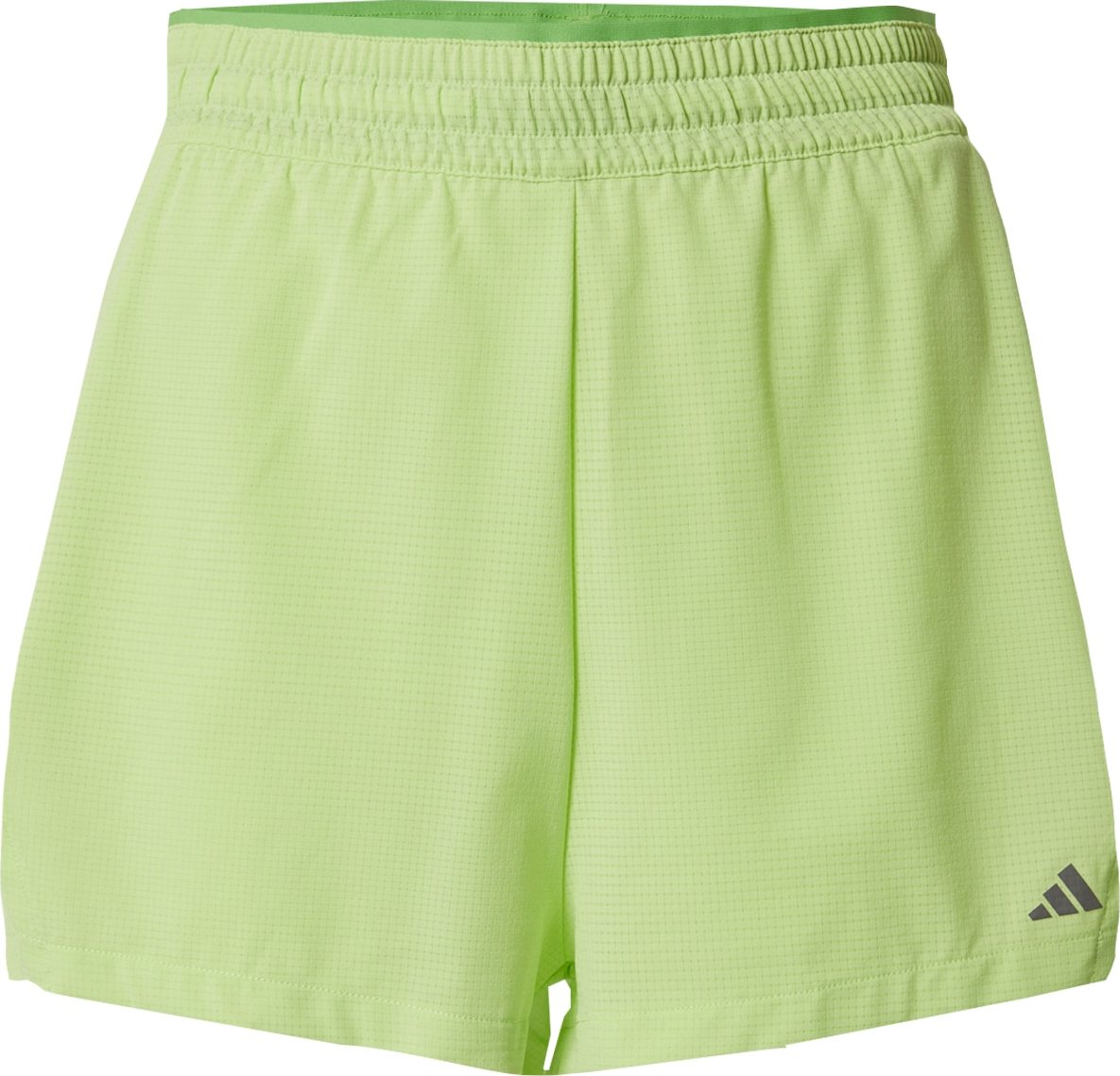 Sportovní kalhoty 'Hiit Heat.Rdy Two-In-One' adidas performance světle zelená / černá