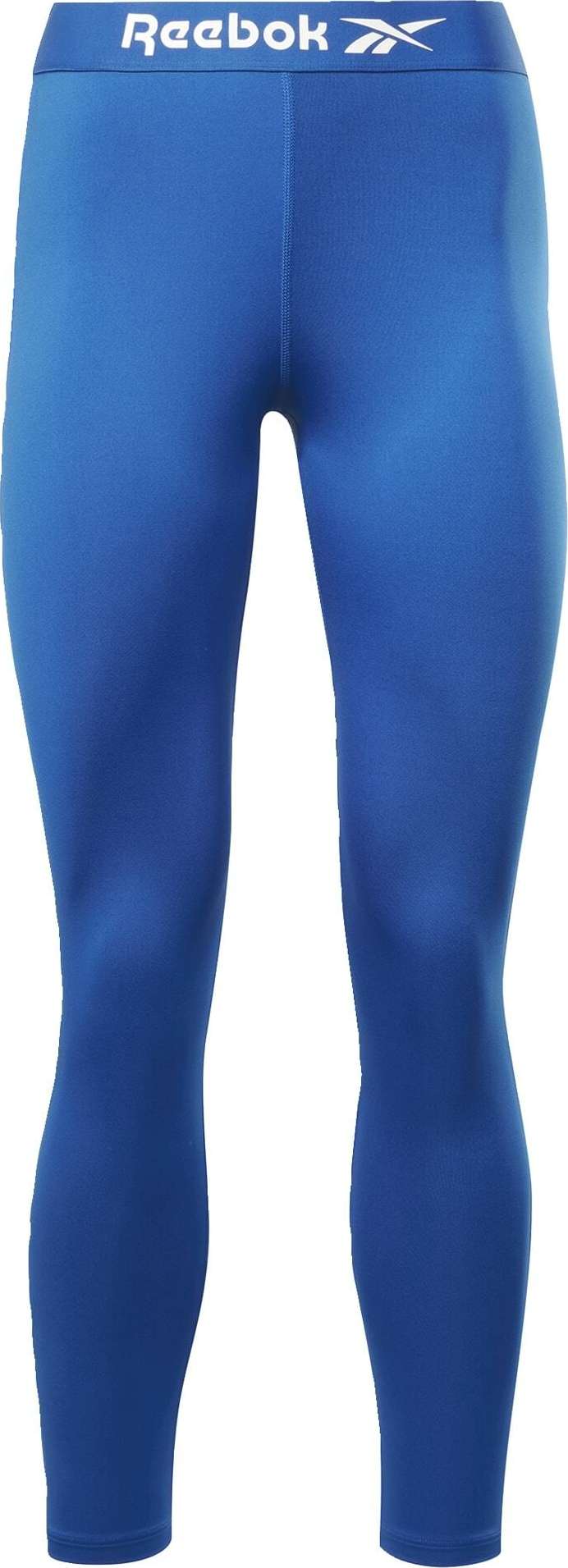Sportovní kalhoty Reebok Sport modrá / bílá