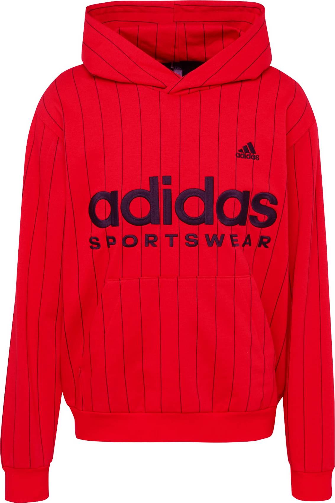 Sportovní mikina ADIDAS SPORTSWEAR červená / černá