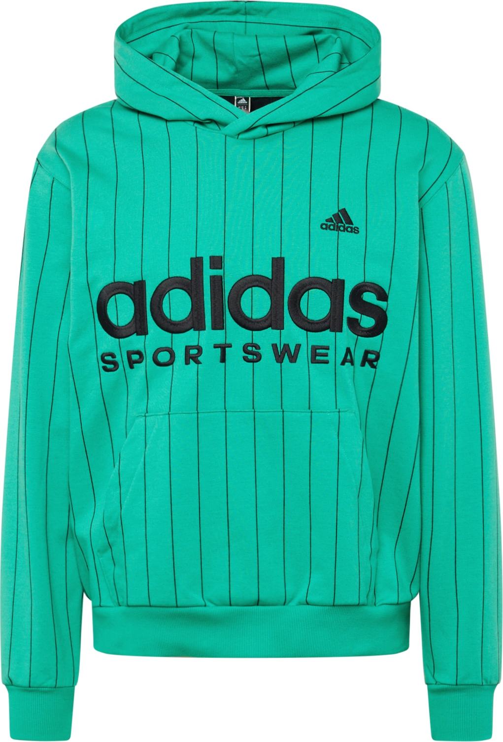 Sportovní mikina ADIDAS SPORTSWEAR trávově zelená / černá