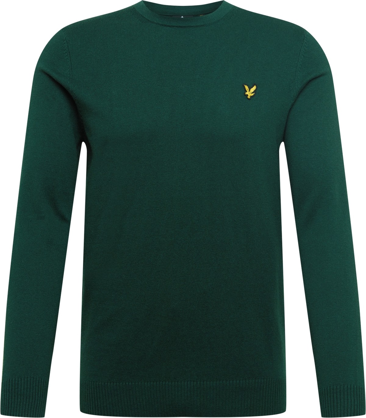 Svetr Lyle & Scott žlutá / tmavě zelená / černá