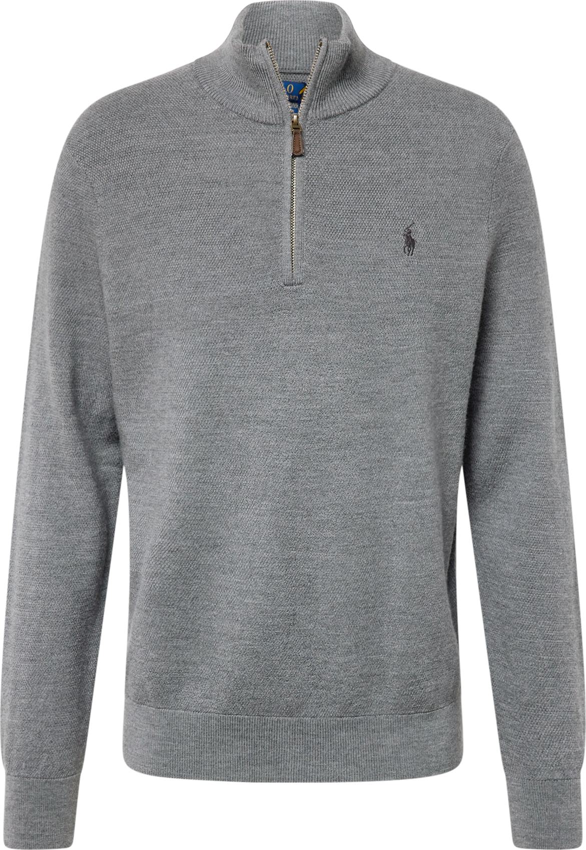 Svetr Polo Ralph Lauren šedá / tmavě šedá