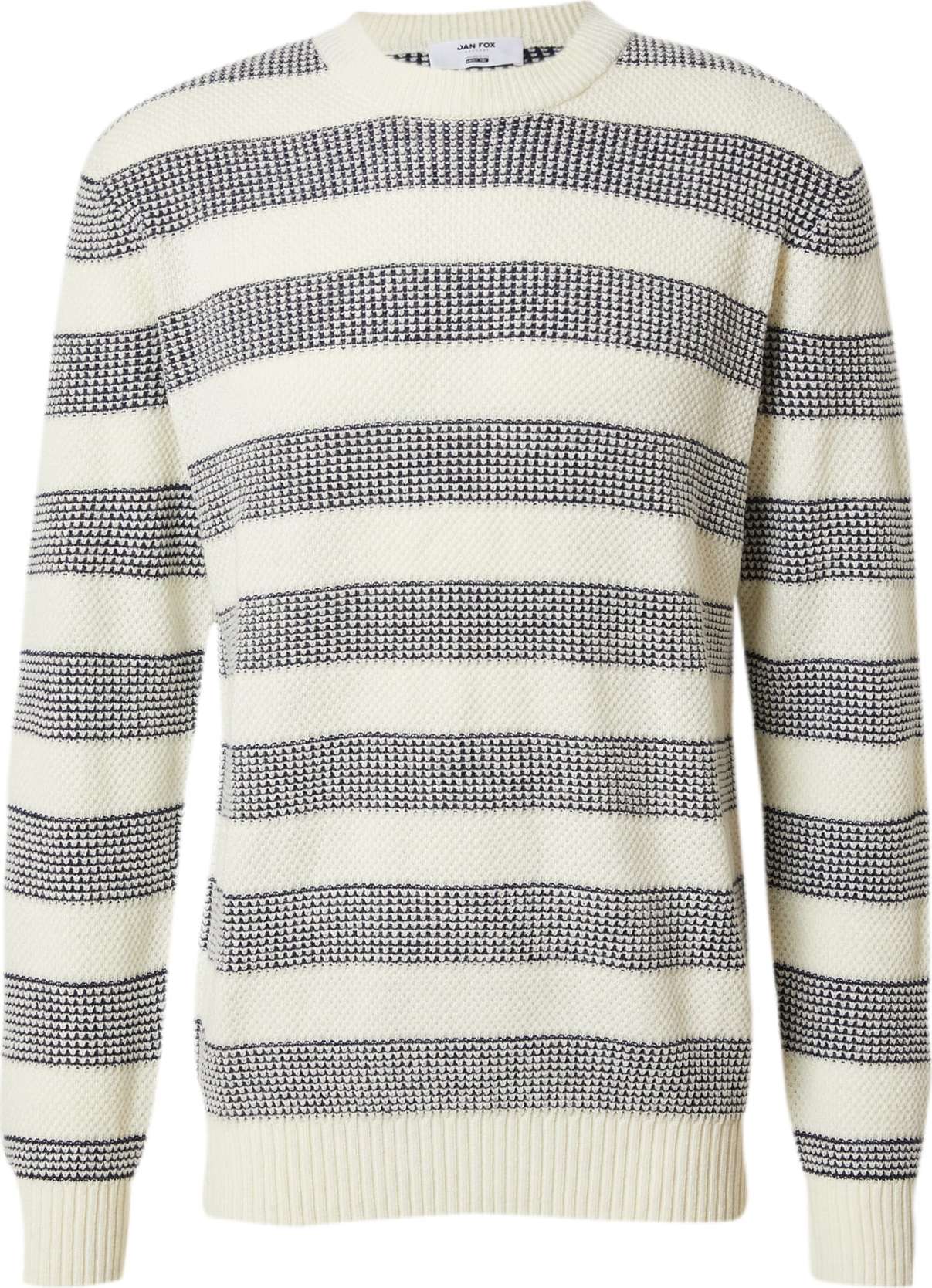 Svetr 'Joost' DAN FOX APPAREL noční modrá / offwhite