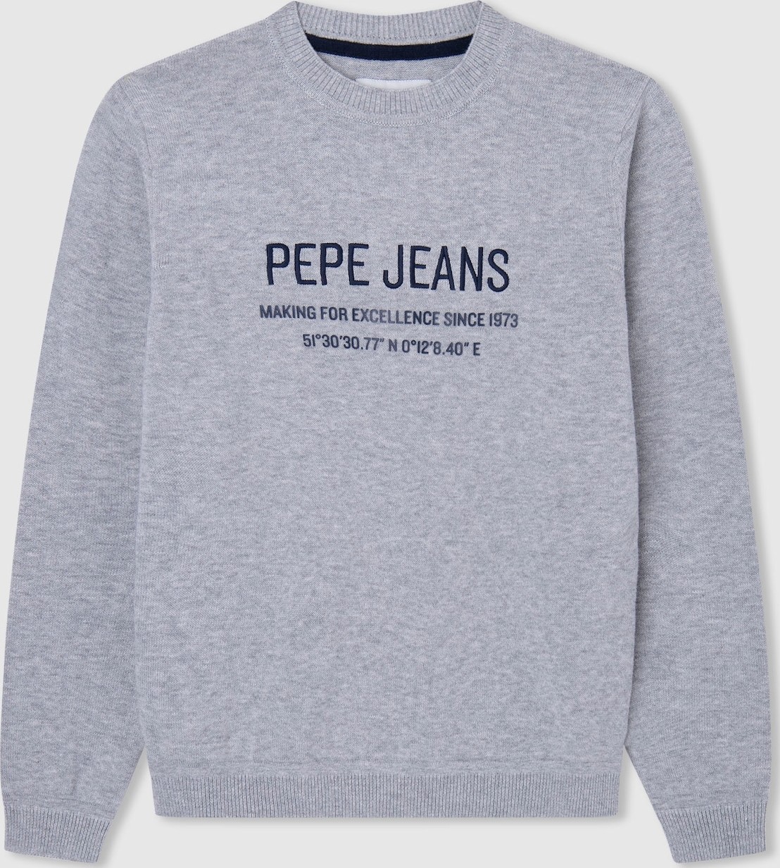 Svetr 'Keops' Pepe Jeans kobaltová modř / šedý melír