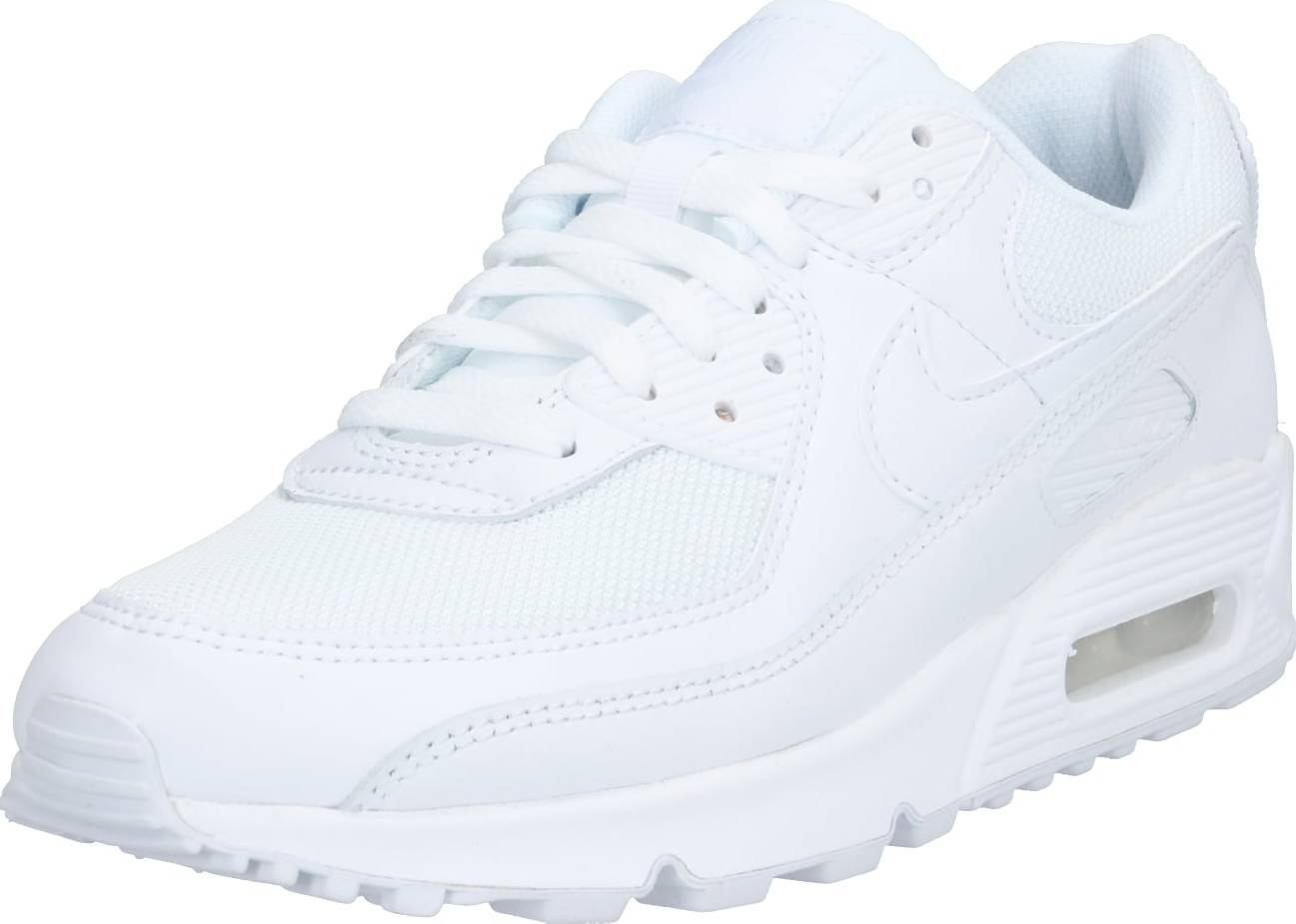 Tenisky 'AIR MAX 90' Nike Sportswear stříbrně šedá / bílá