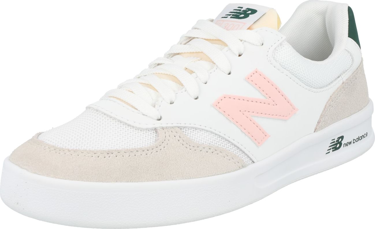 Tenisky 'CT300' New Balance světle béžová / tmavě zelená / pink / bílá