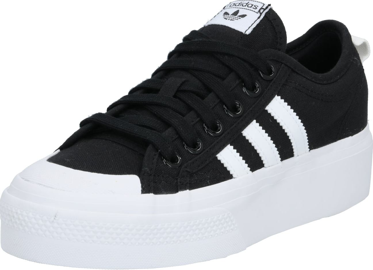 Tenisky 'Nizza Platform' adidas Originals černá / bílá