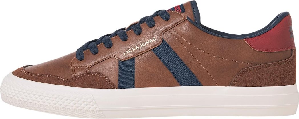 Tenisky jack & jones tmavě modrá / karamelová / melounová