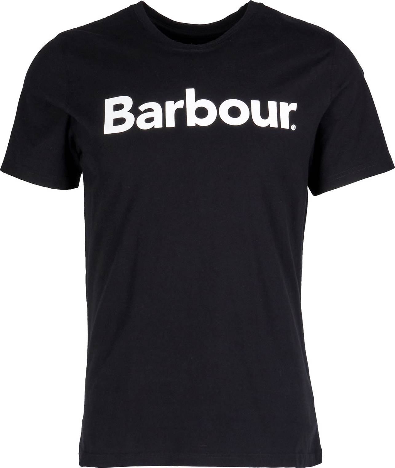 Tričko Barbour černá / offwhite