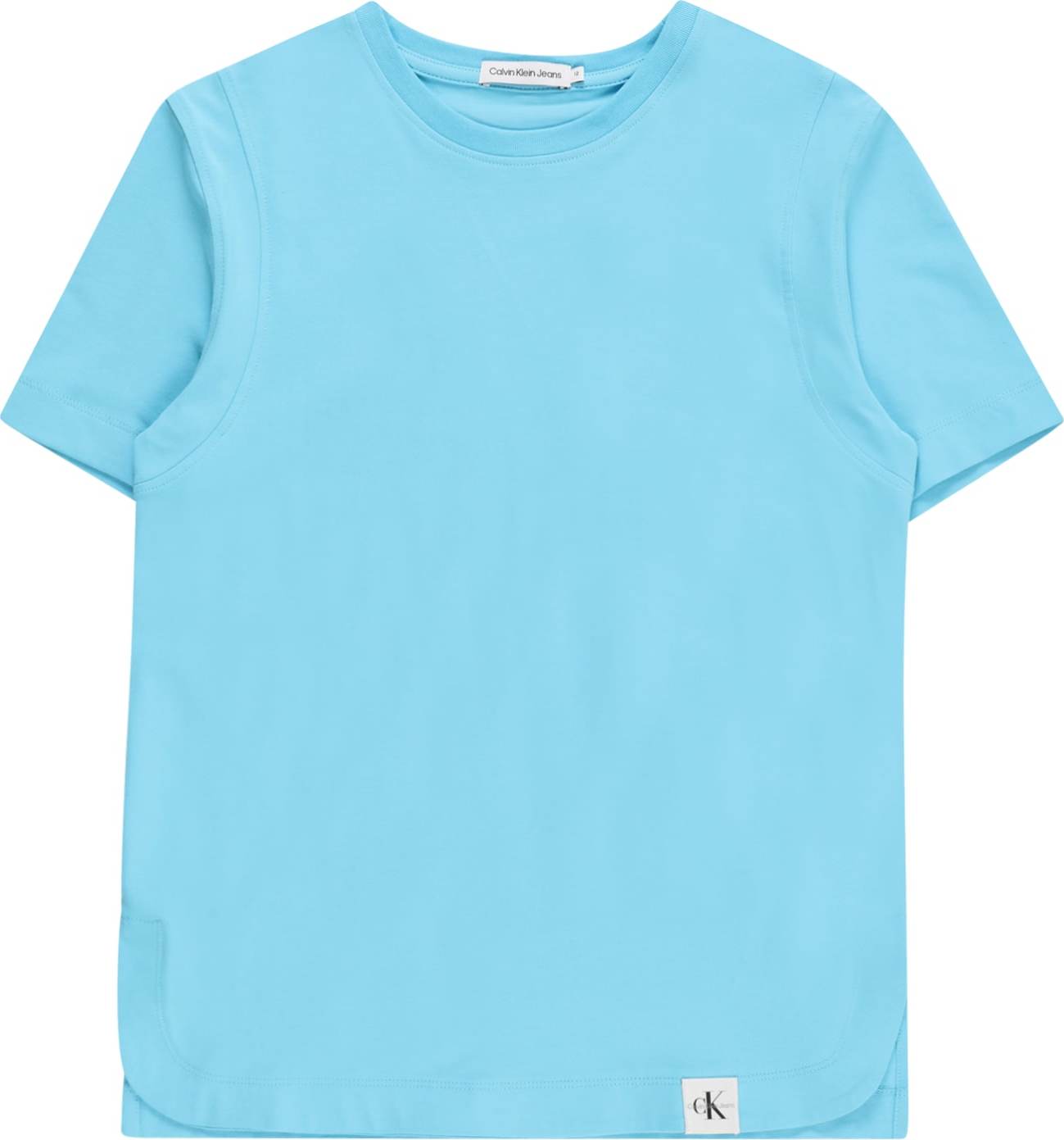 Tričko Calvin Klein Jeans světlemodrá