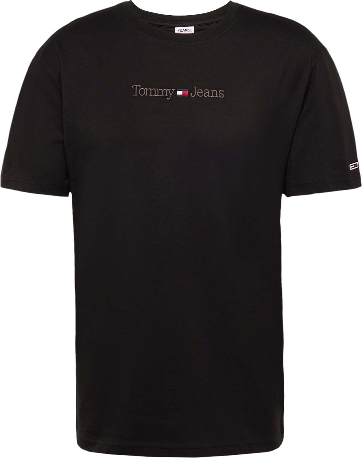 Tričko Tommy Jeans černá