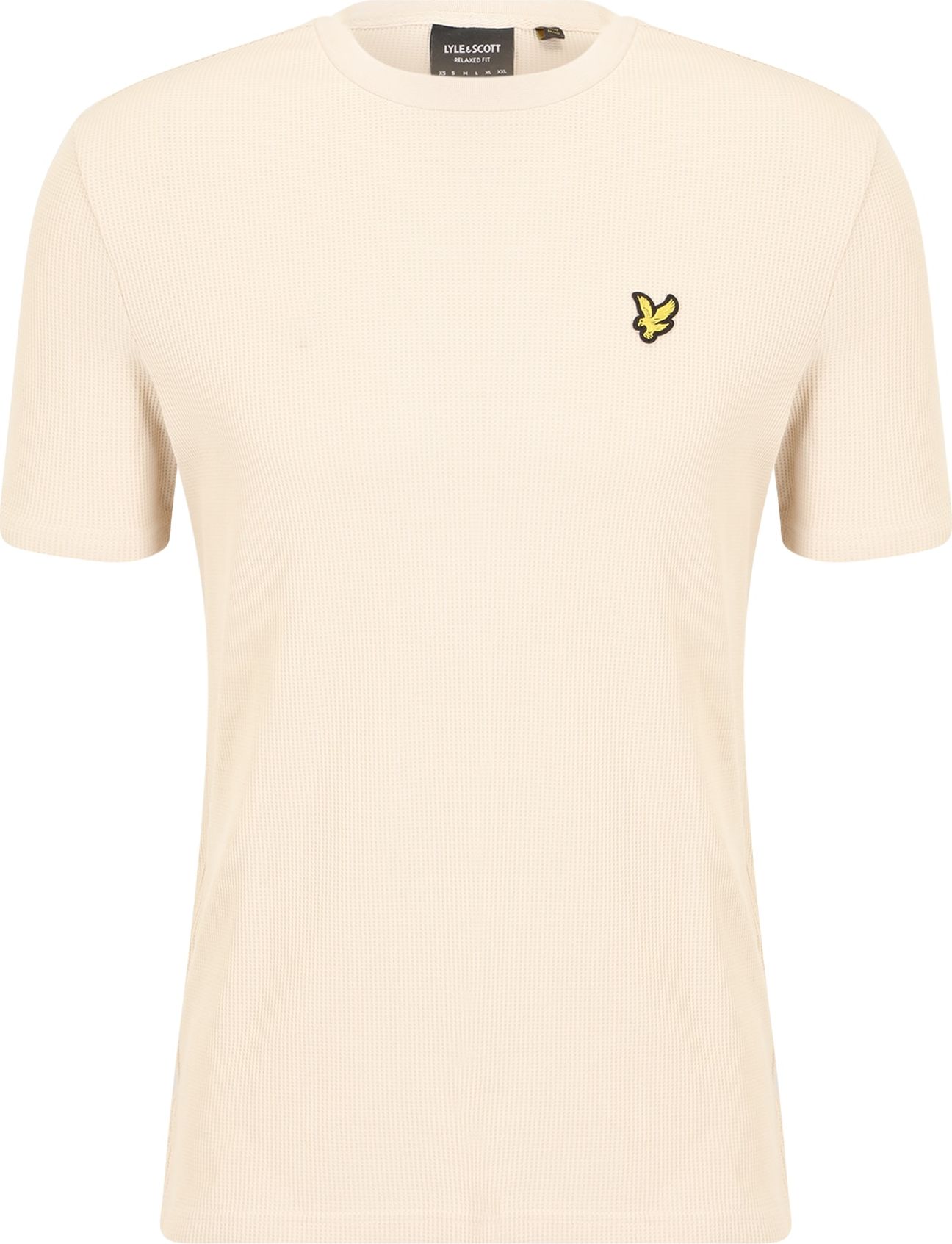 Tričko Lyle & Scott žlutá / šedobéžová / černá