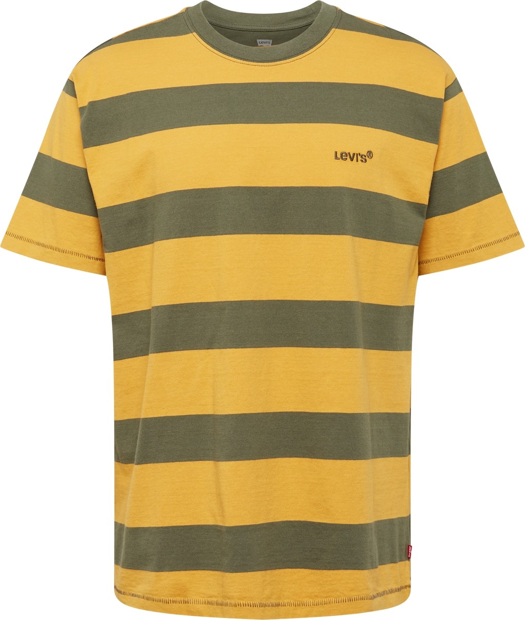 Tričko Levis šafrán / khaki