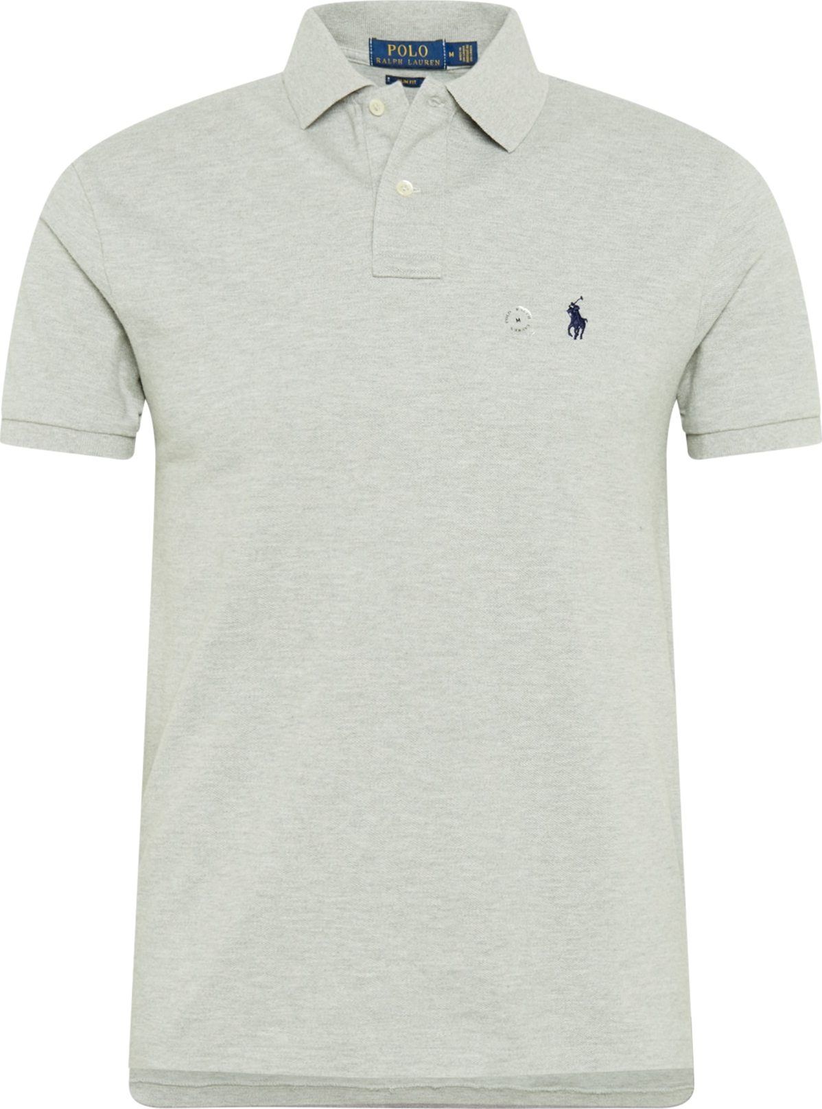 Tričko Polo Ralph Lauren šedý melír