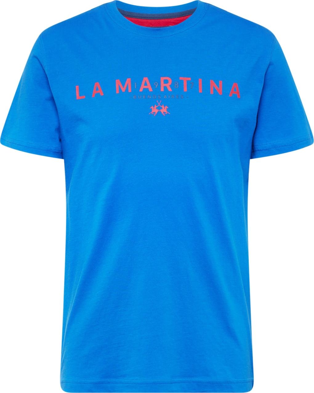 Tričko LA MARTINA modrá / červená