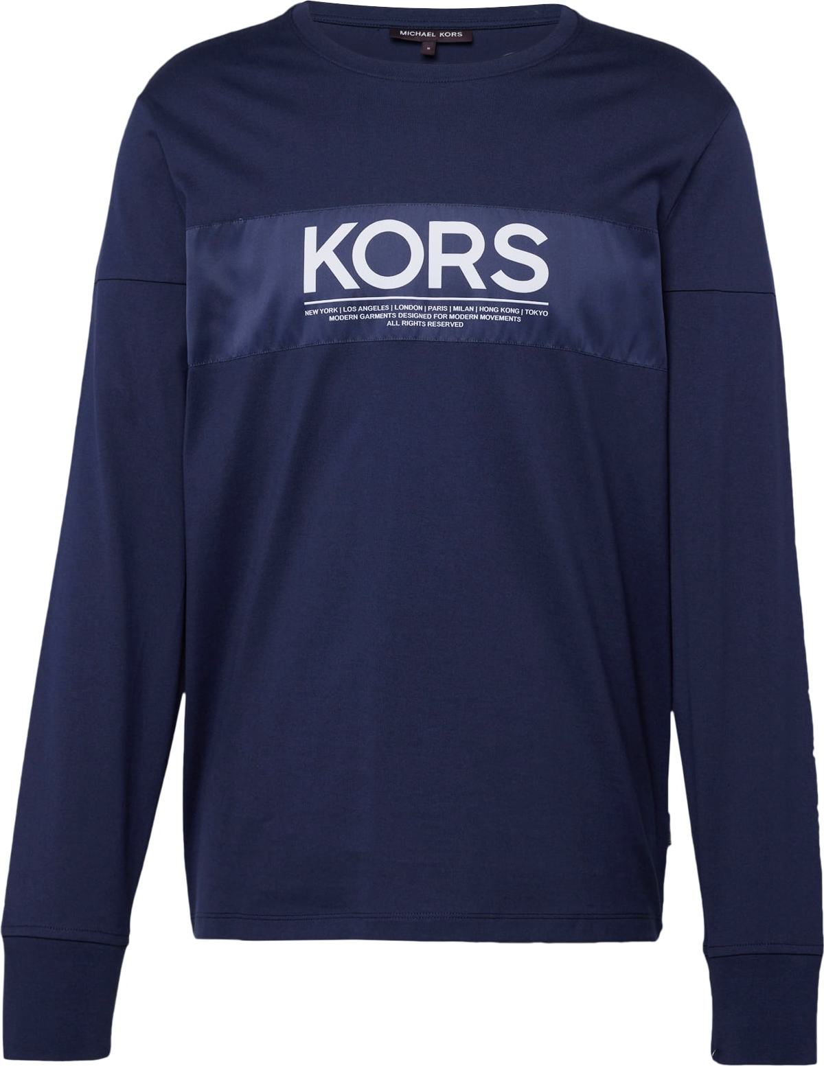 Tričko Michael Kors tmavě modrá / bílá