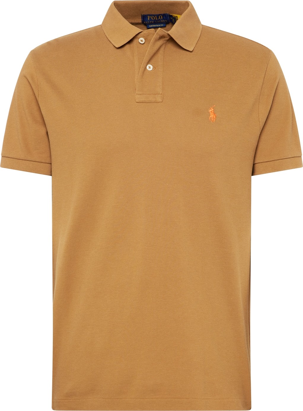 Tričko Polo Ralph Lauren velbloudí / oranžová