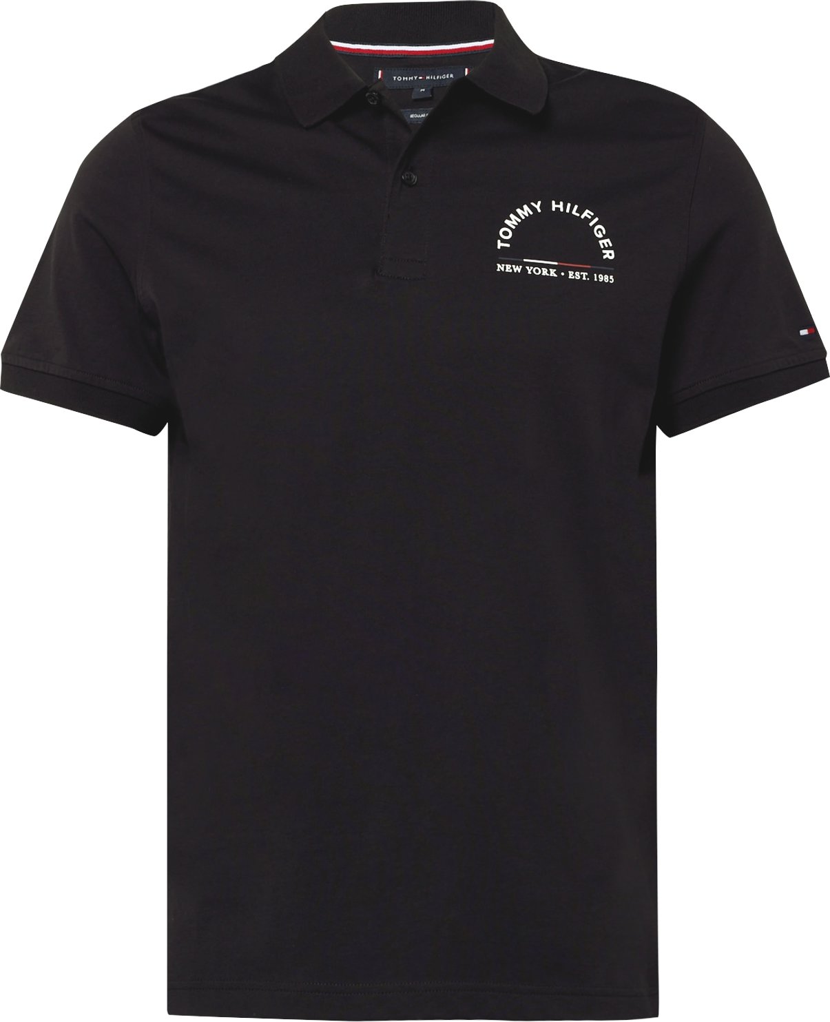 Tričko Tommy Hilfiger ohnivá červená / černá / bílá