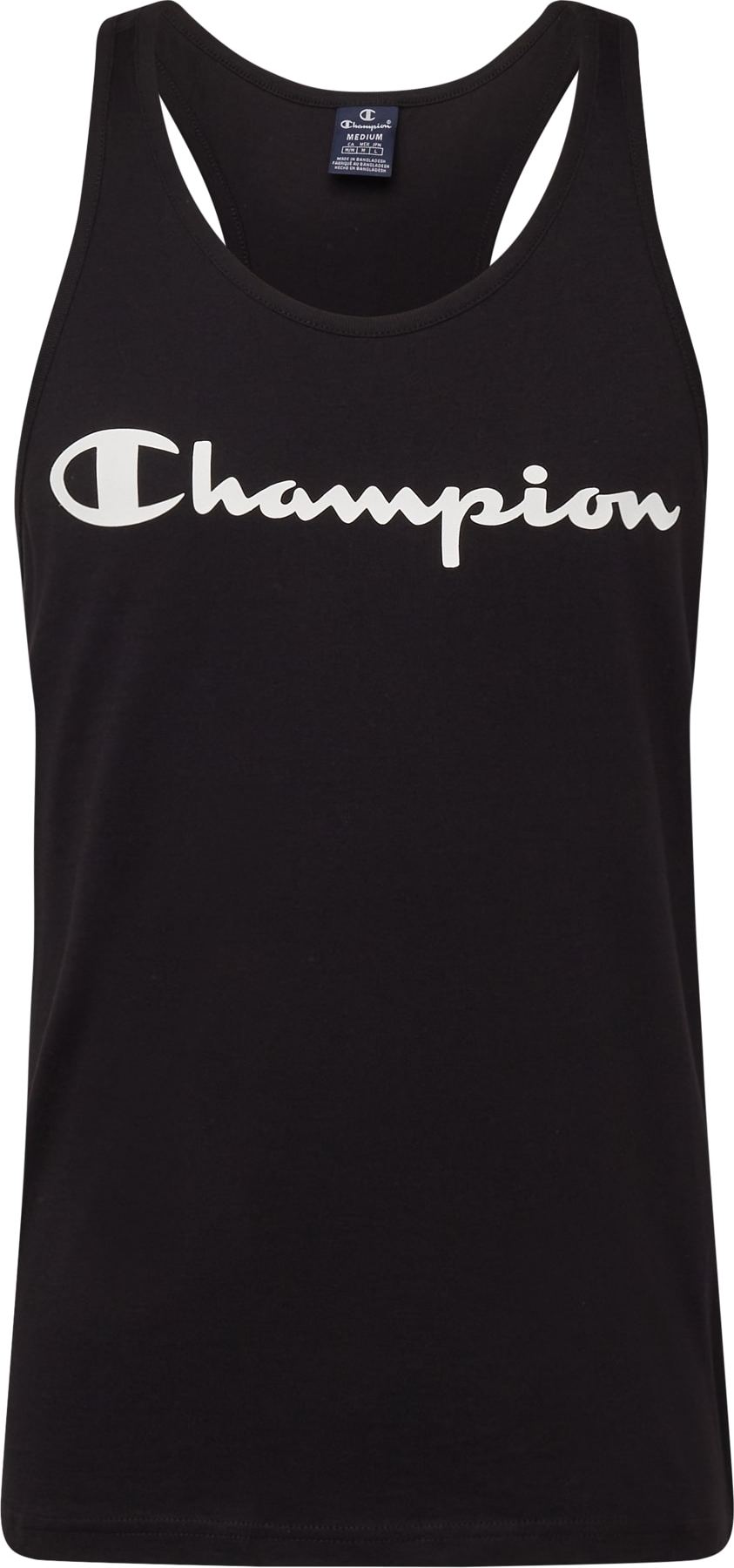 Tričko Champion Authentic Athletic Apparel černá / bílá