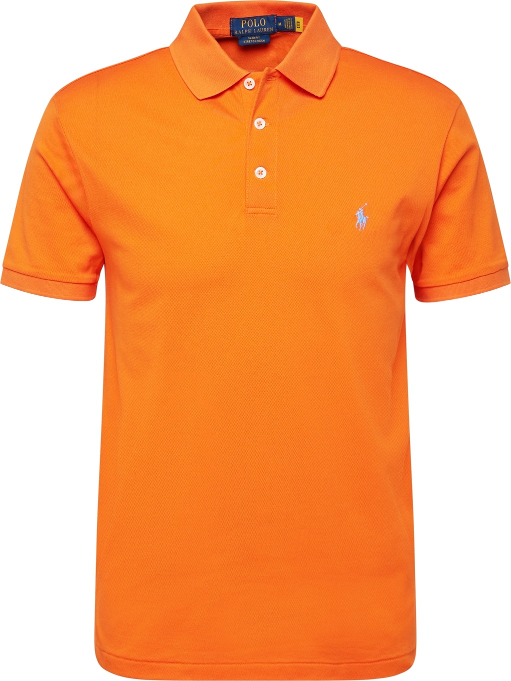 Tričko Polo Ralph Lauren světlemodrá / oranžová