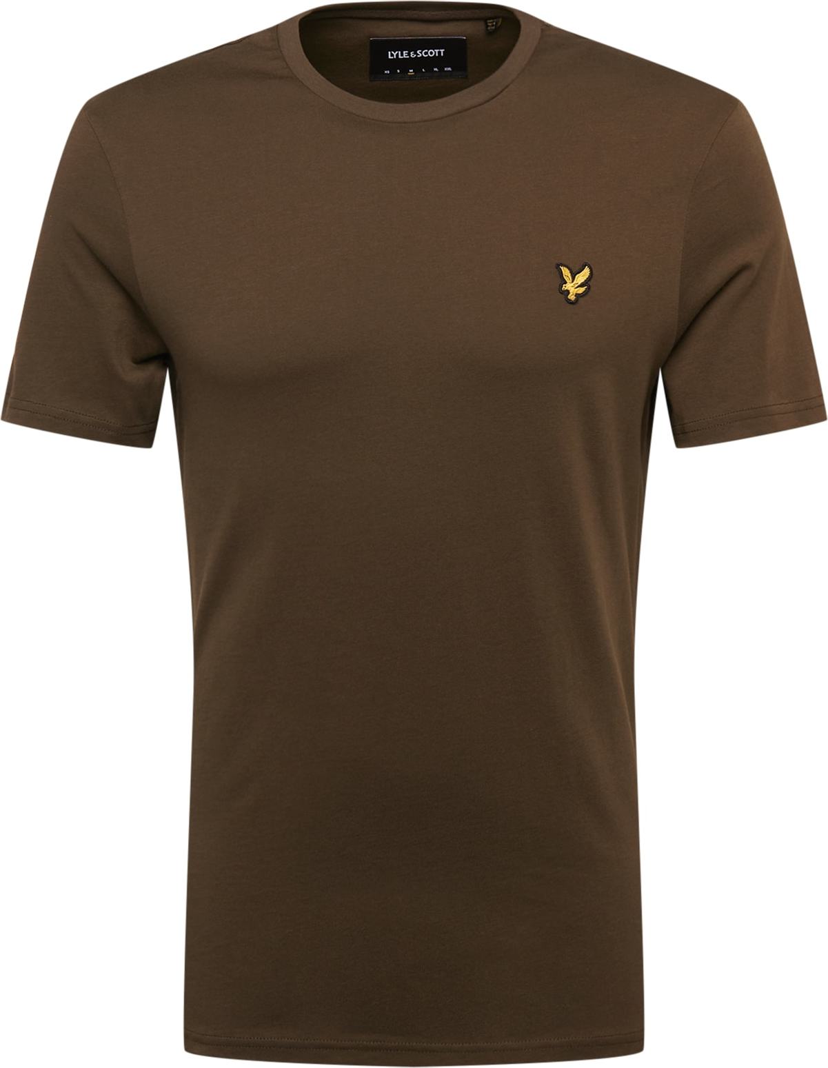 Tričko Lyle & Scott umbra / žlutá / černá