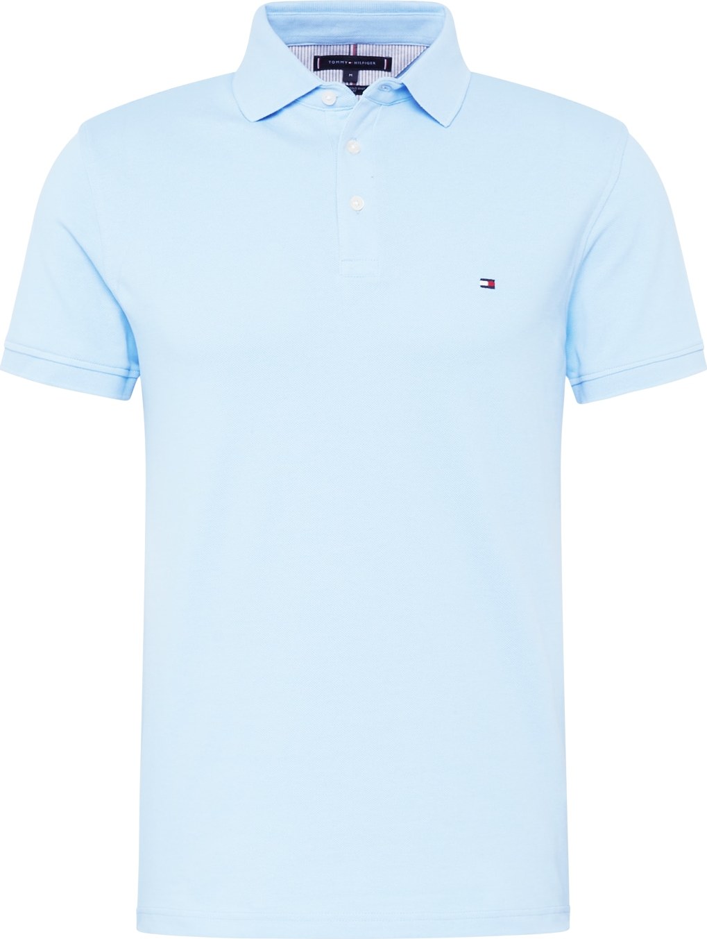 Tričko Tommy Hilfiger marine modrá / světlemodrá / tmavě červená / bílá