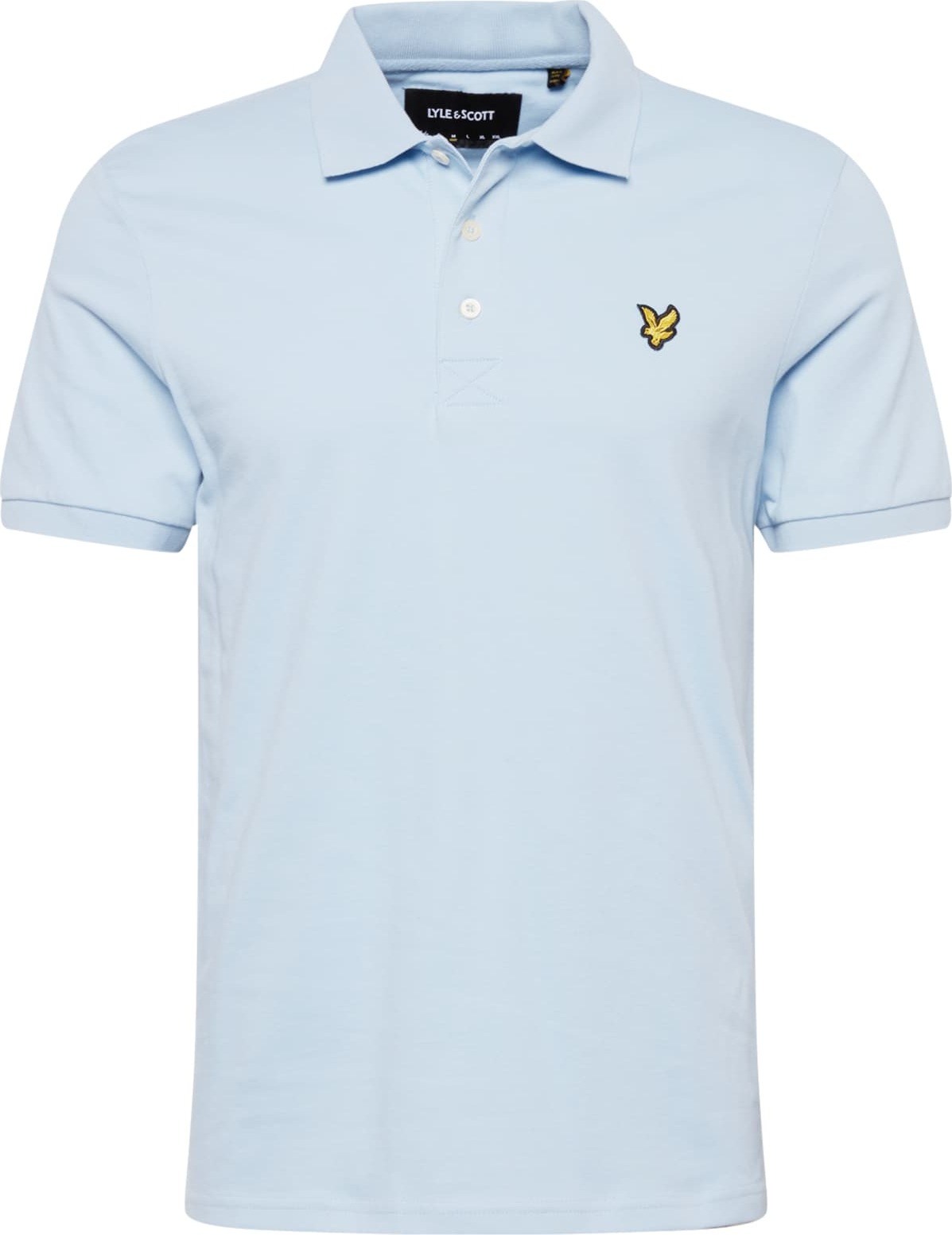 Tričko Lyle & Scott světlemodrá / žlutá / černá