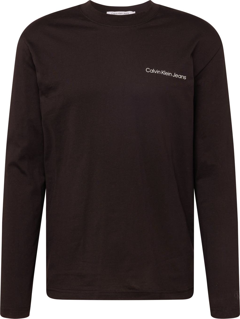 Tričko Calvin Klein Jeans černá / bílá