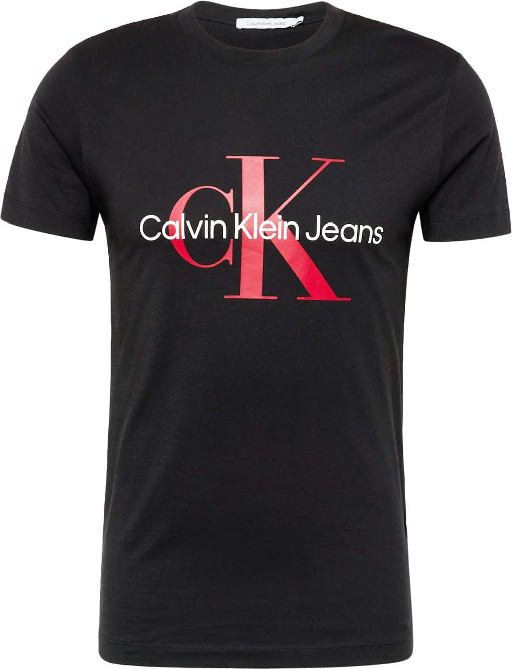 Tričko Calvin Klein Jeans červená / černá / bílá