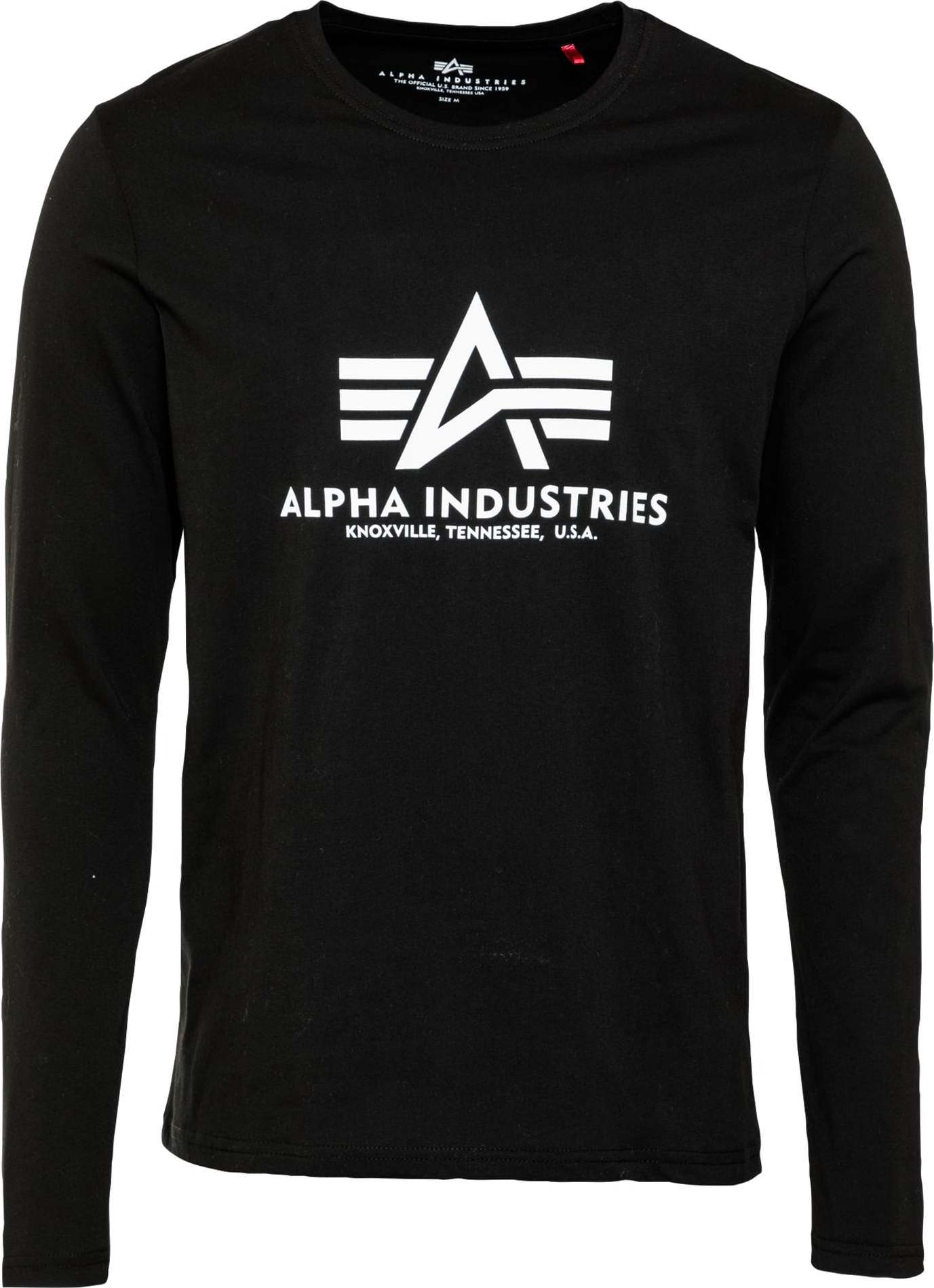 Tričko alpha industries černá / bílá